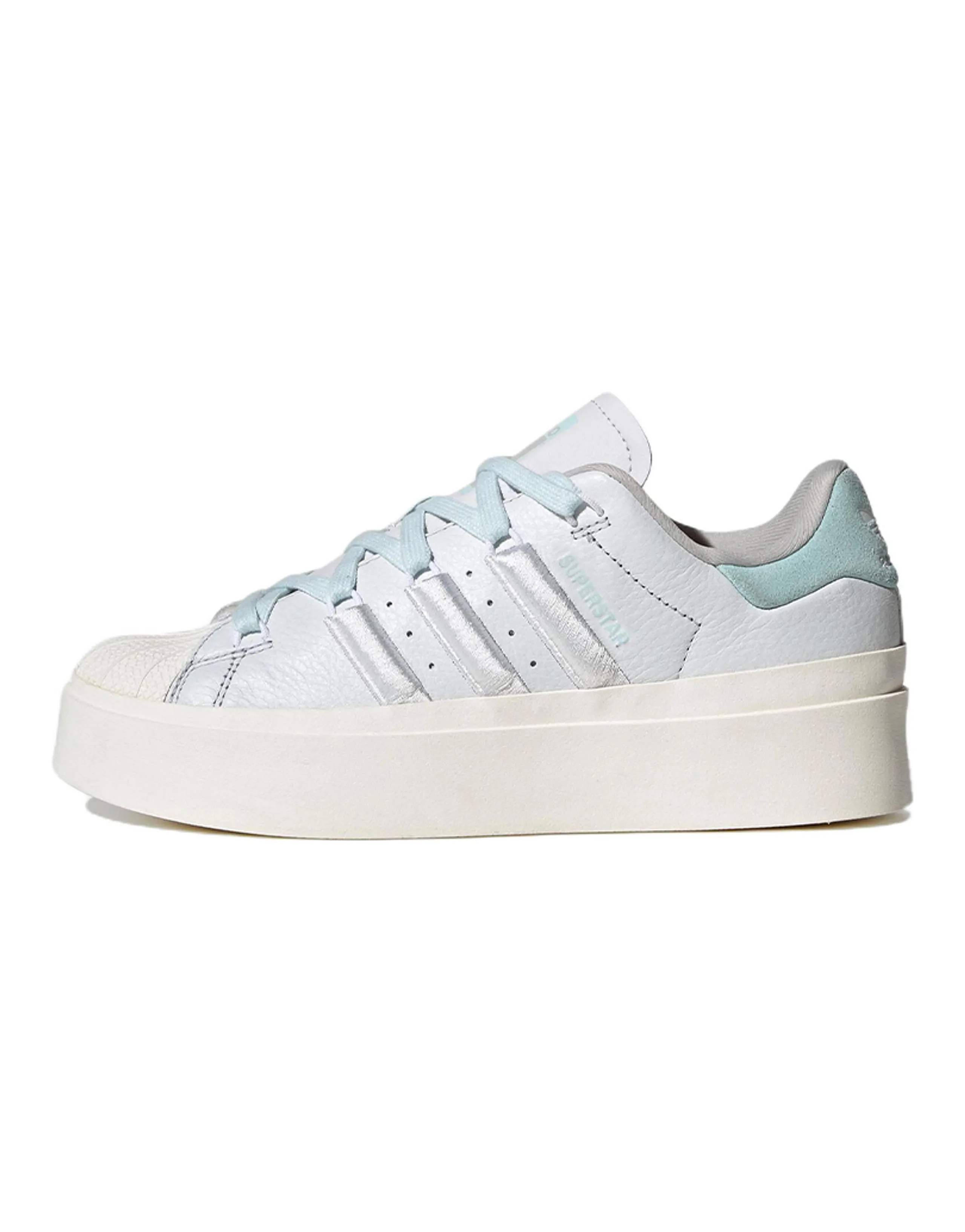 Superstar Women's Adidas Originals Bonega 'White Almost Blue'