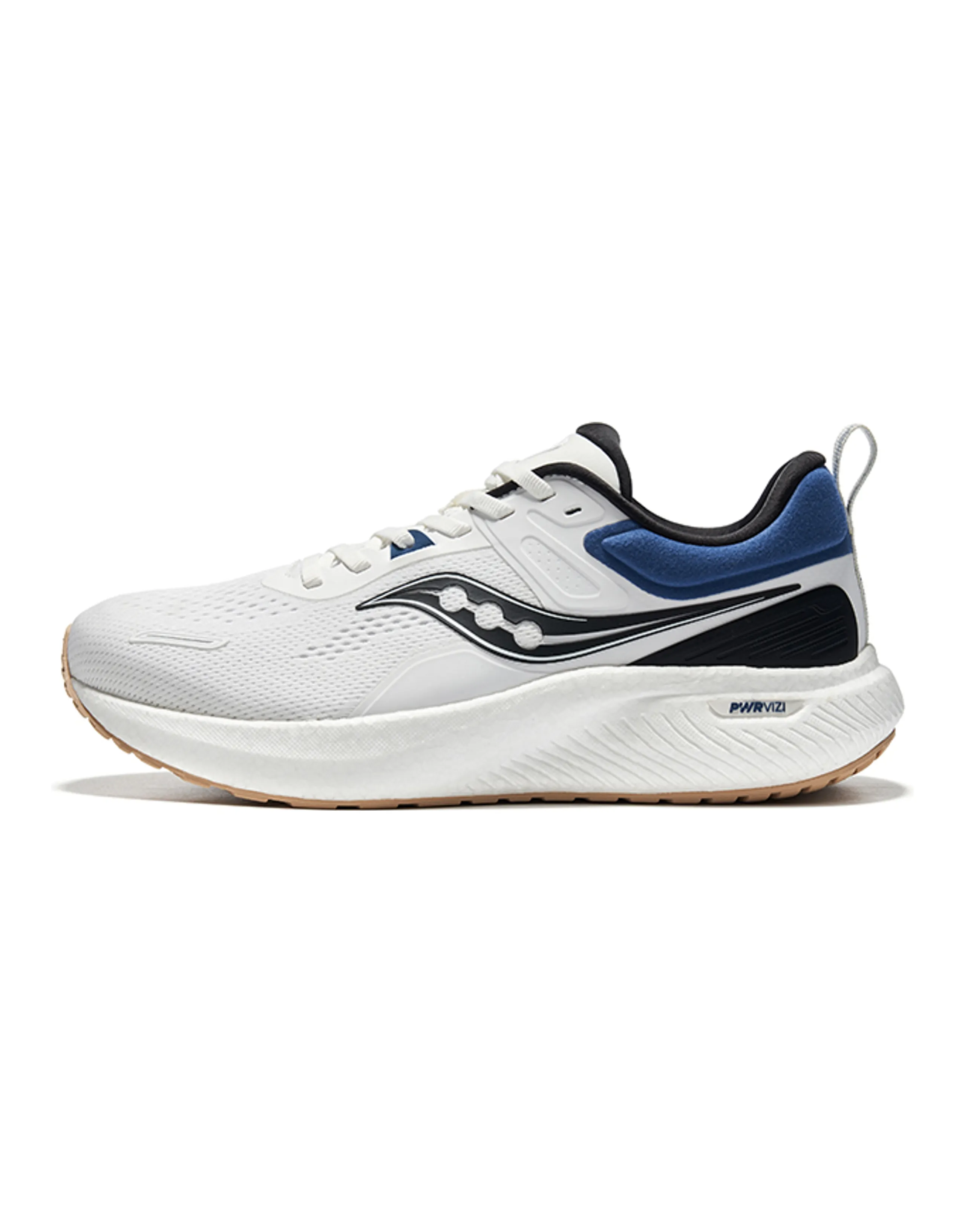 Saucony Surge 2 Cushioning Low-Top Casual Running Shoes Unisex White Black Blue