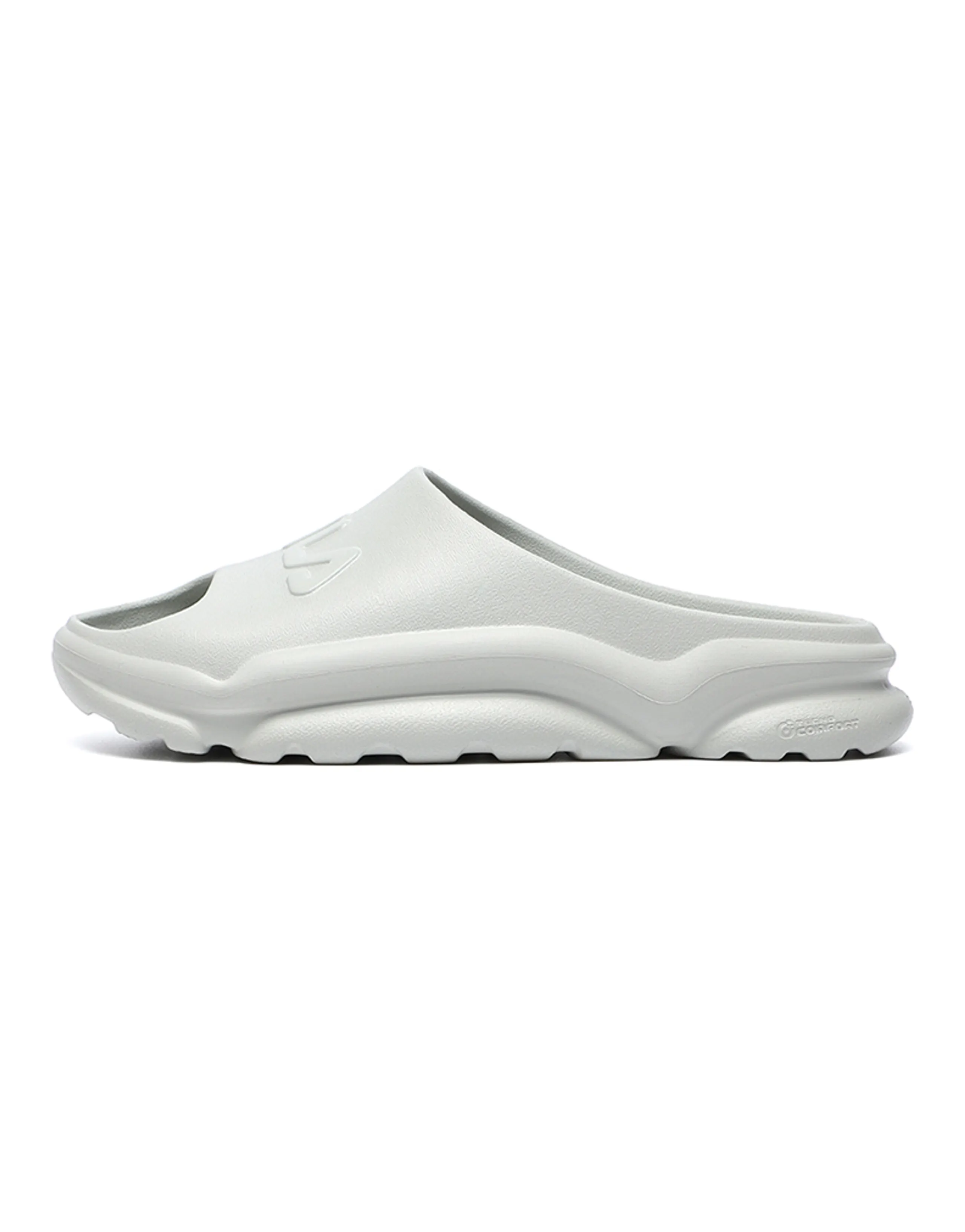 FILA Swim Retro Slides Rubber Sole Quick Dry Slide Slippers Men's Stone Gray