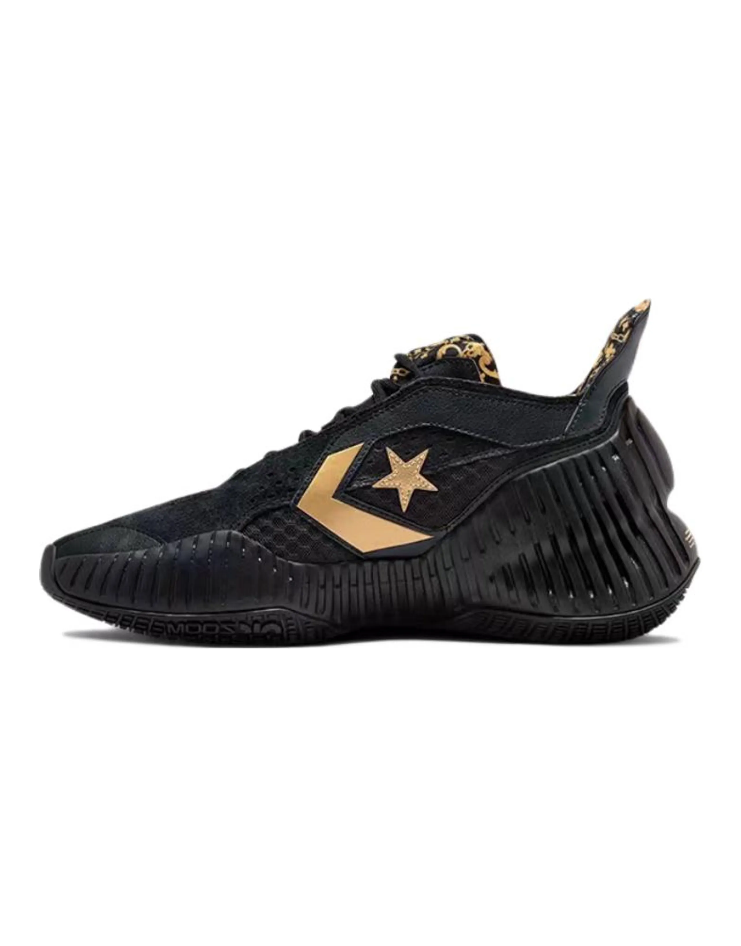 Converse All Star Bb Prototype Cx Mid Black Gold Baroque