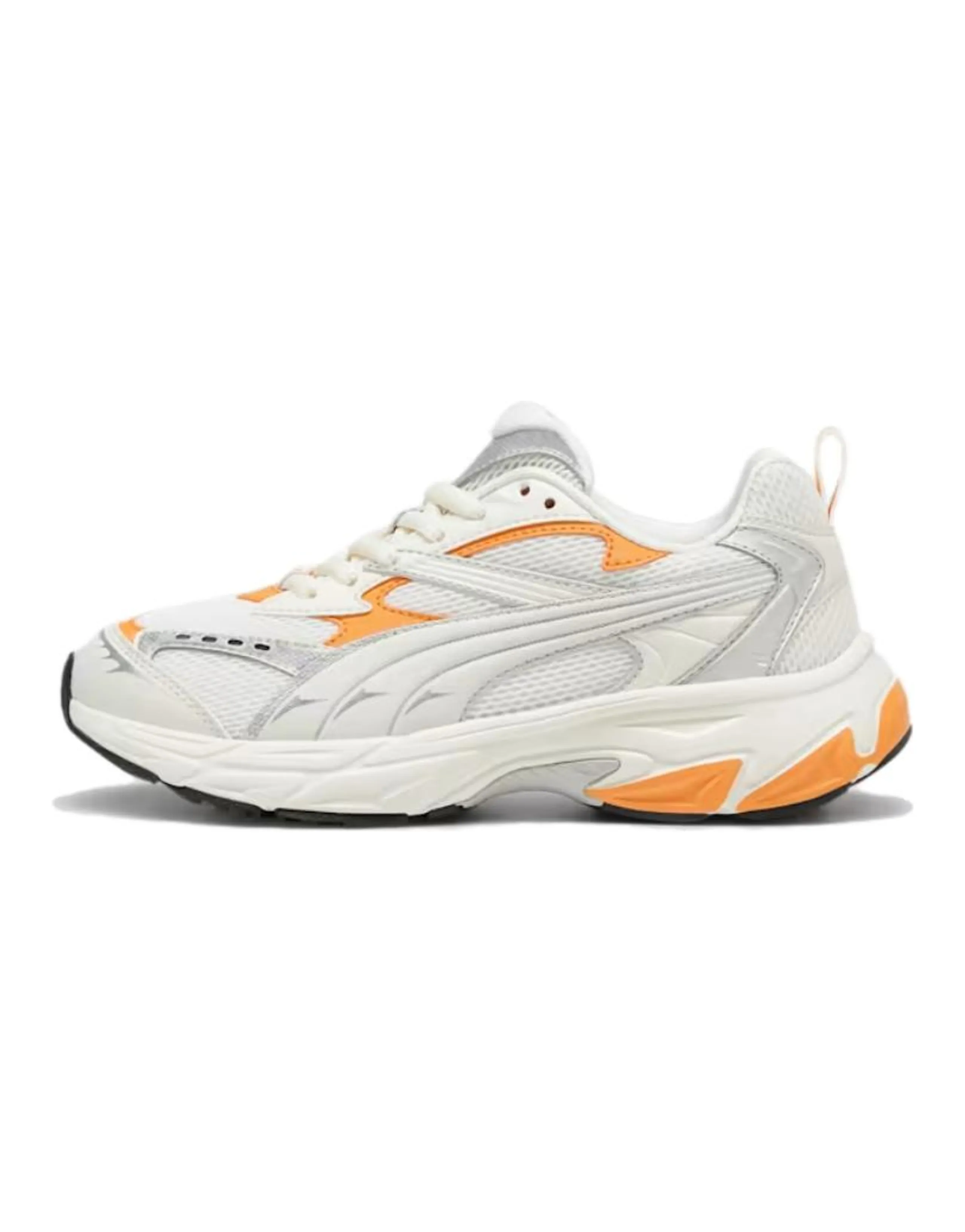 PUMA Morphic Comfortable Lightweight Slip-Resistant Durable Low-Top Casual Running Shoes Unisex Beige Orange