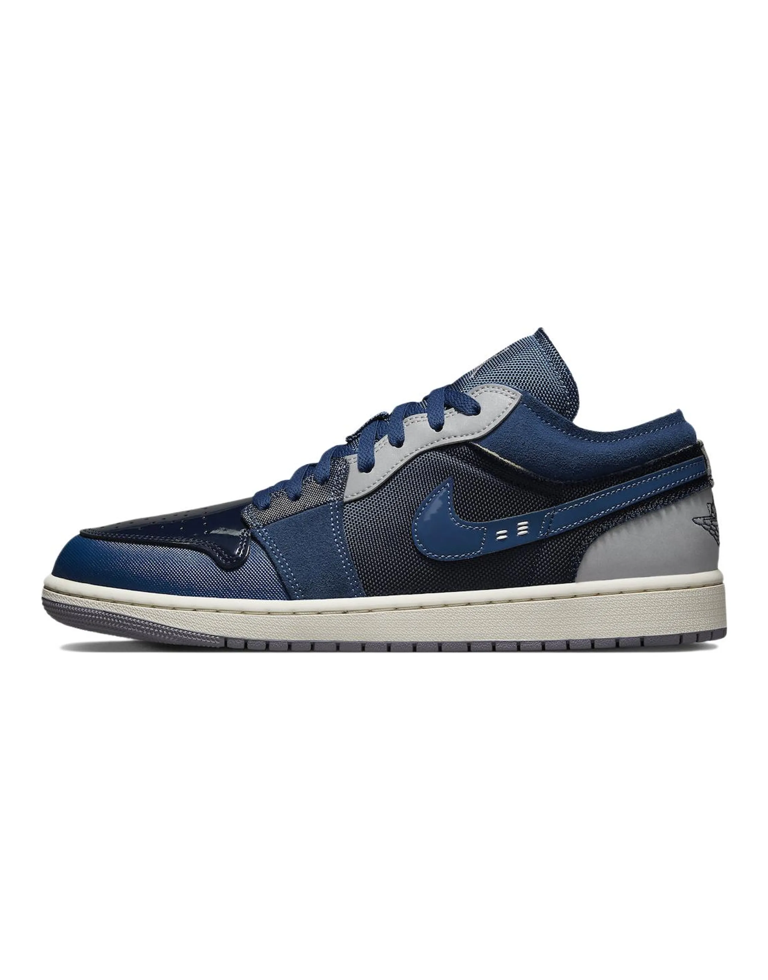 JORDAN 1 Low Se Craft Obsidian French Blue Ashen Slate White