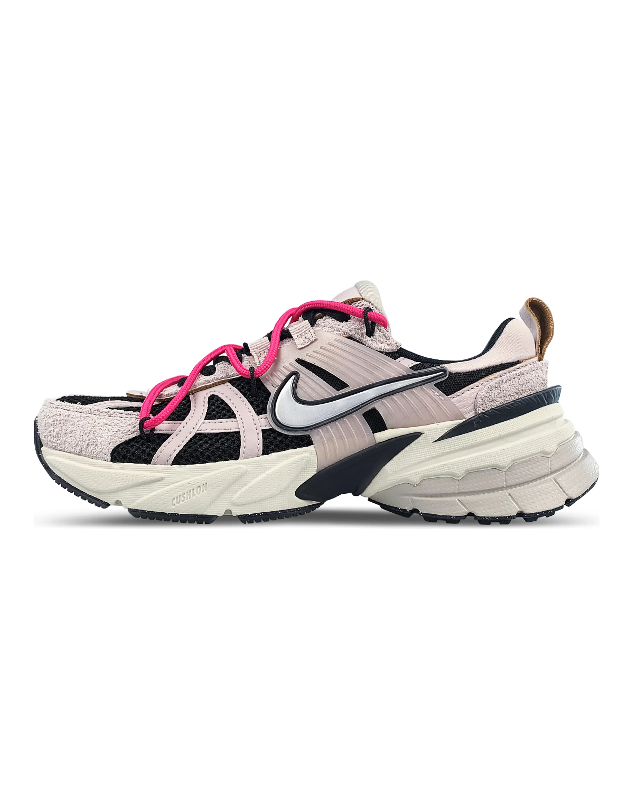 Nike V2K Run Low-Top Casual Running Shoes Unisex Black Pink