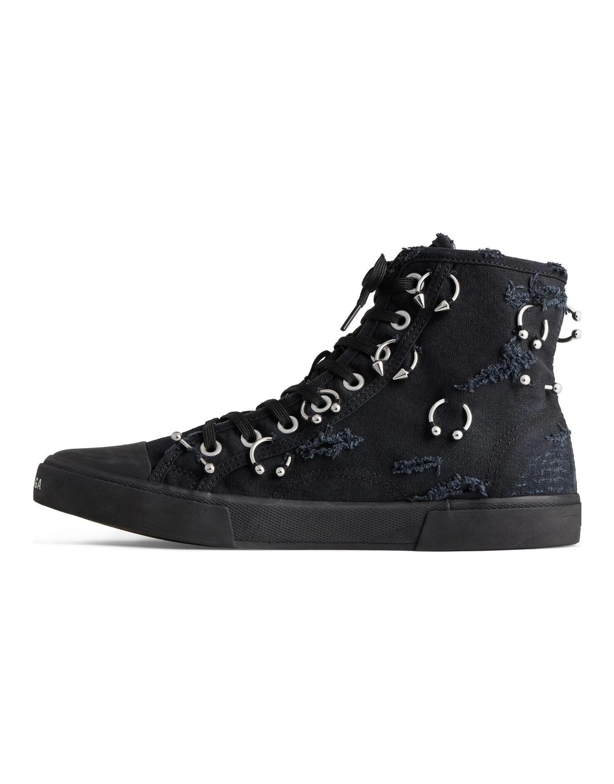 Balenciaga Paris Destroyed High-Top Sneakers Women's
