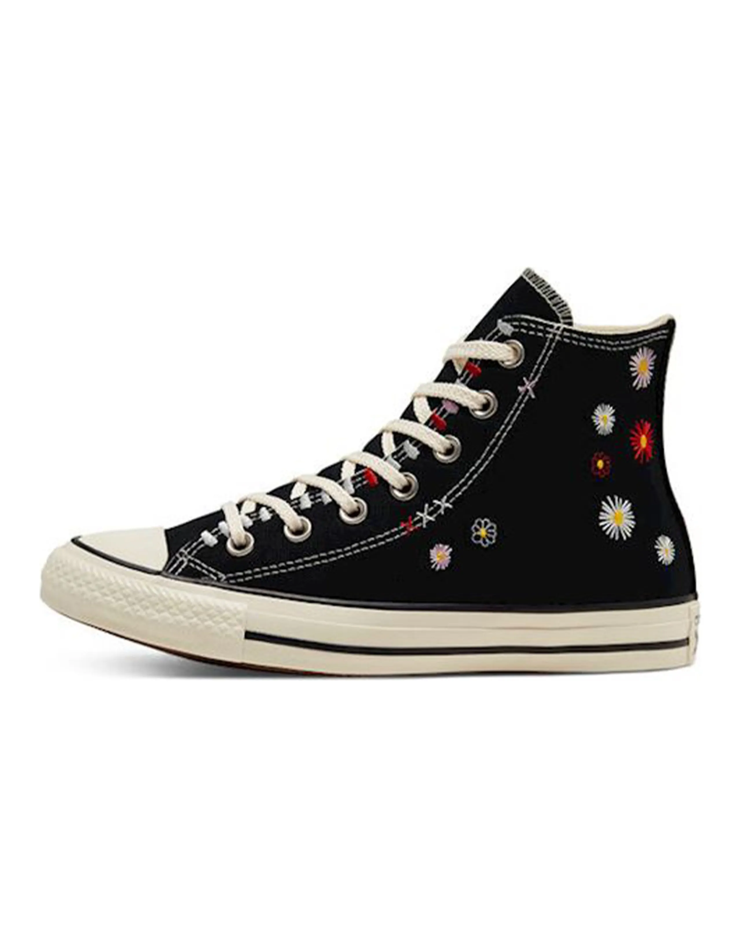 Converse Chuck Taylor All Star High "Daisy Embroidery" Black
