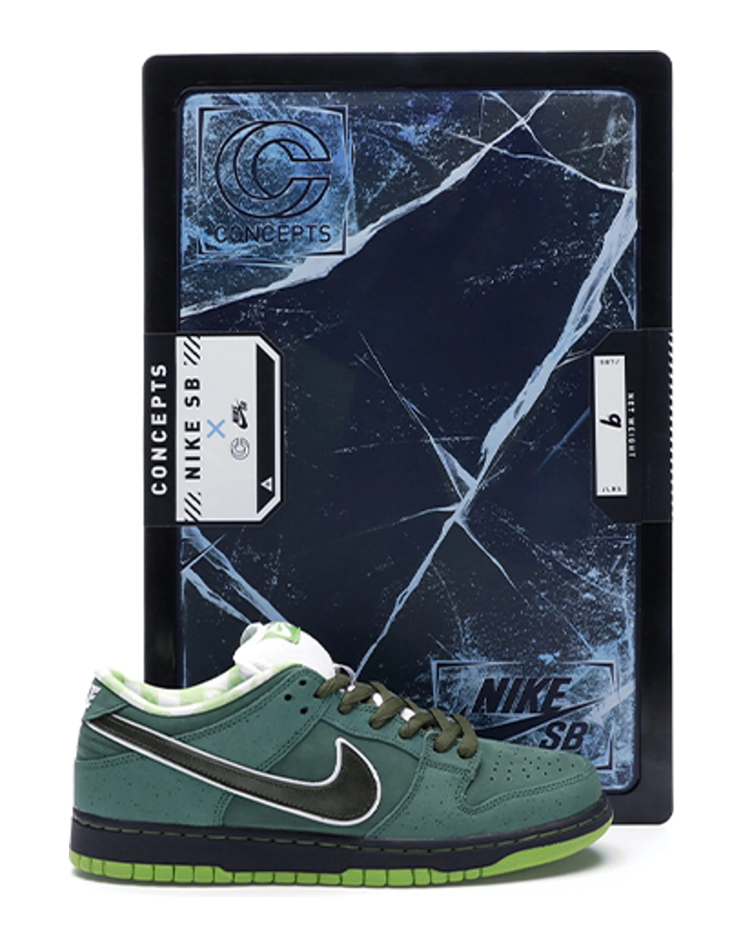 Nike SB Dunk Low Concepts Green Lobster Special Box