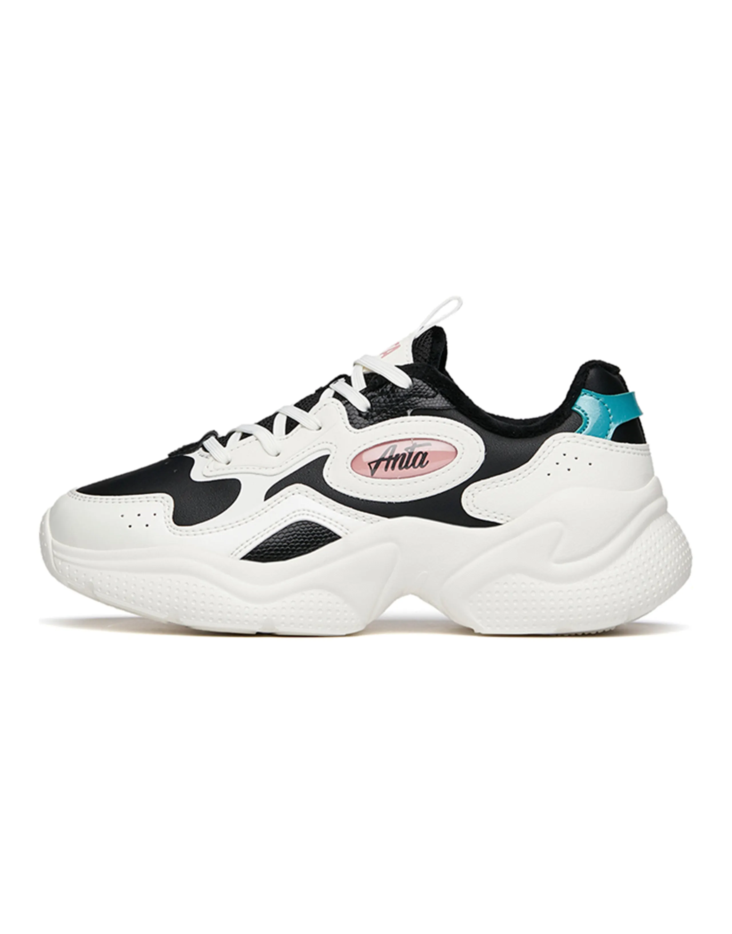 ANTA Casual Shoes Women's Low-Top White Black