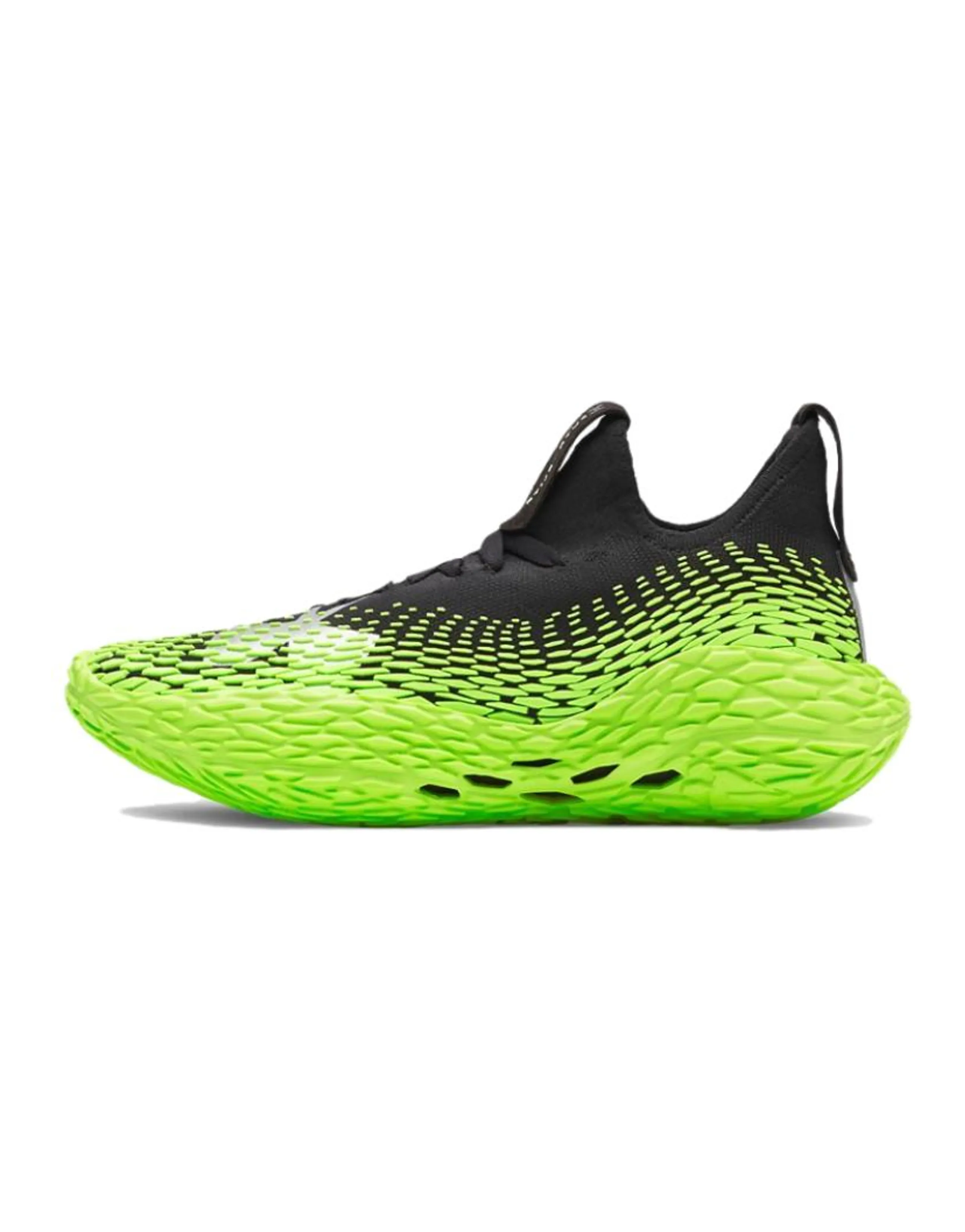 Under Armour FUTR X Elite 2 Low-Top Basketball Shoes Unisex Black Green