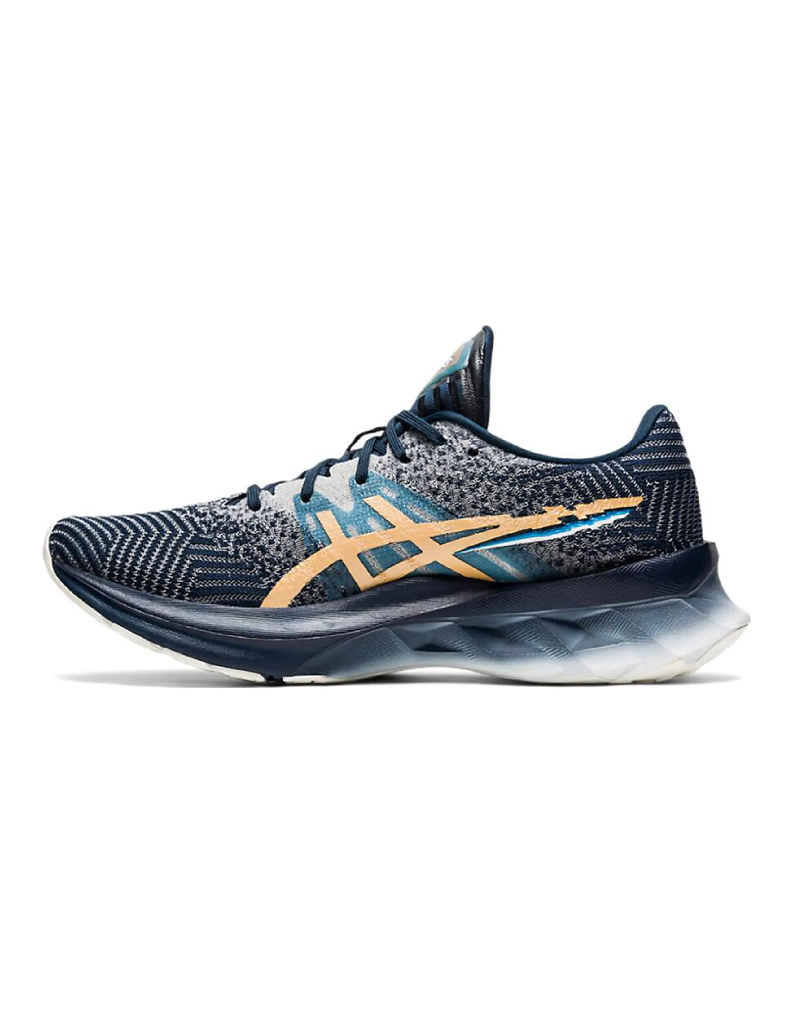 ASICS Novablast 'Pixel Noise French Blue Champagne' Women's