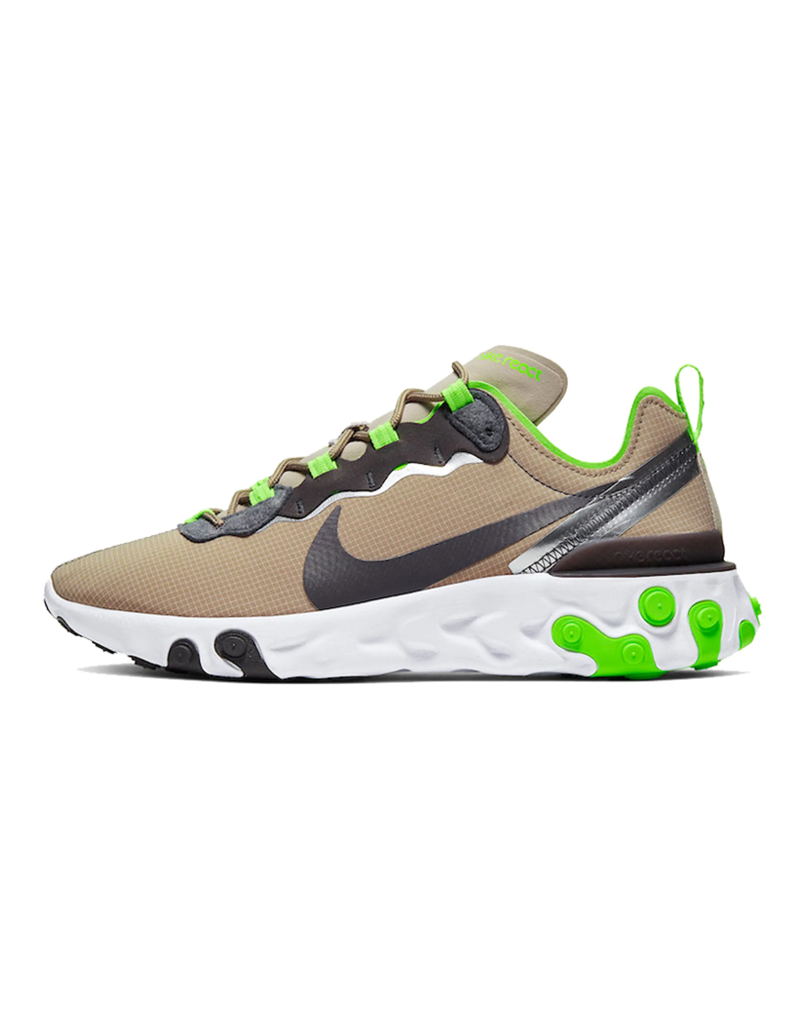 Nike React Element 55 Lime Green