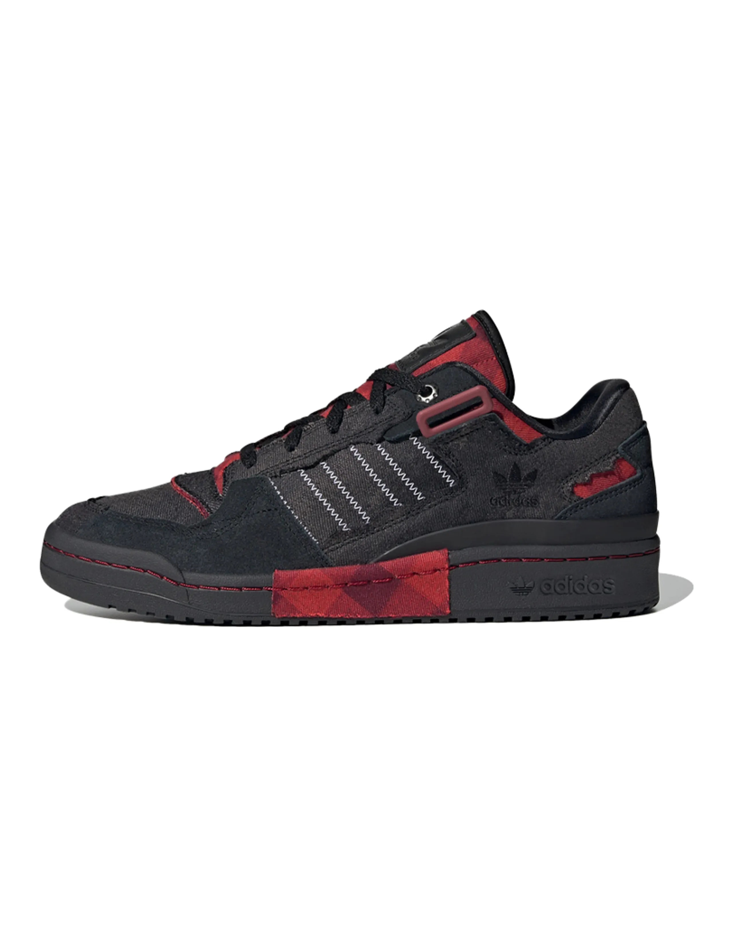 Adidas Originals Forum Exhibit Low 'Black Red'