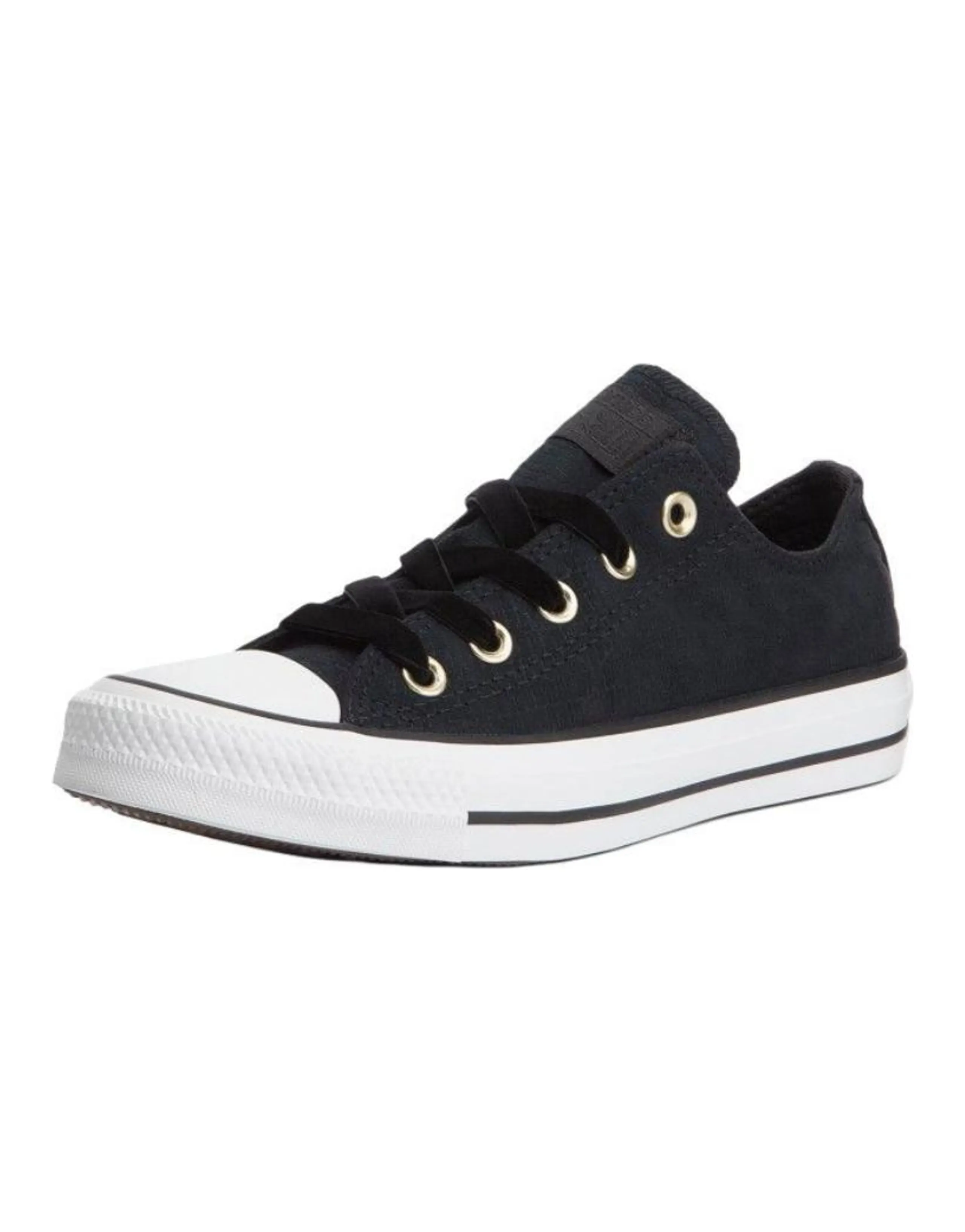 Converse CHUCK TAYLOR Anti-Slip Wear-Resistant Low-Top Skateboard Shoes Unisex Black