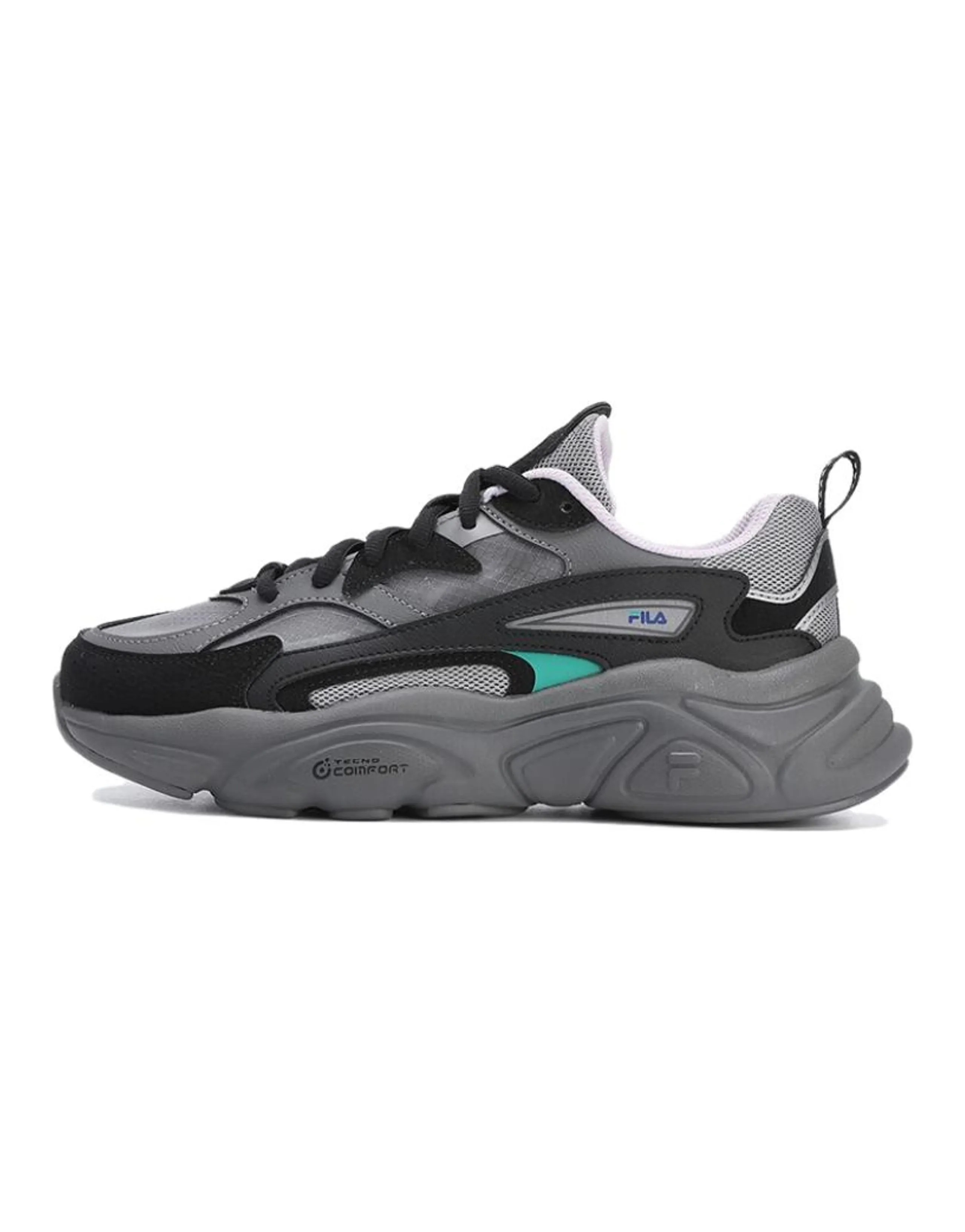 FILA Mars 1S Breathable Retro Sneakers 'Grey Black' Women's