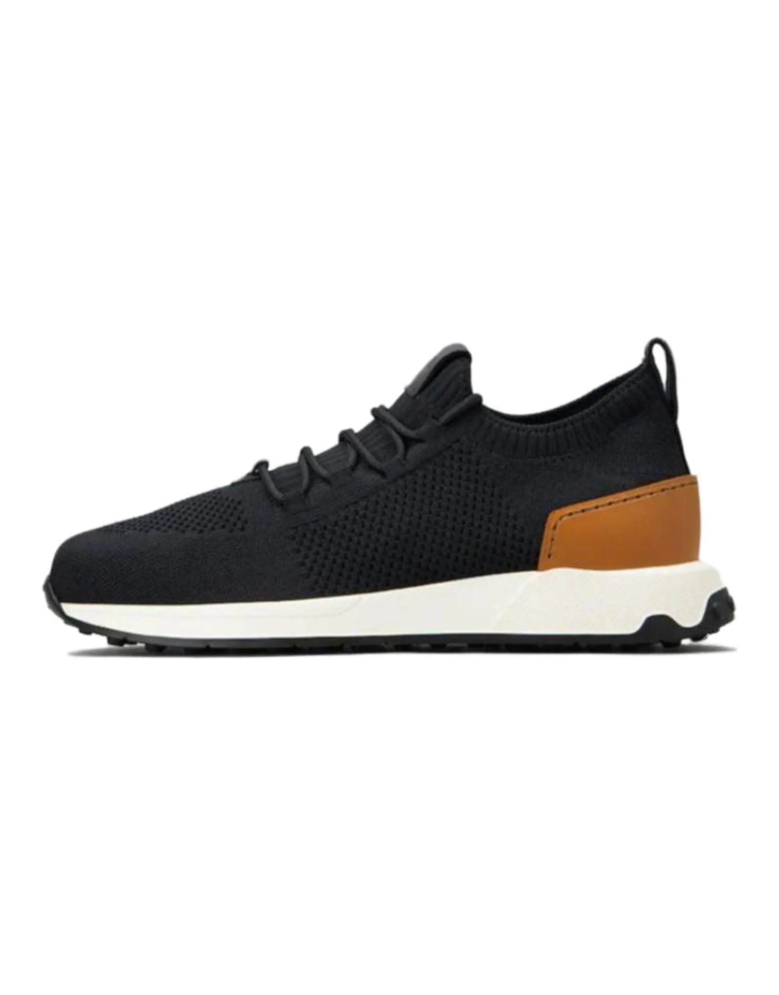 TOD'S Fabric Simple Lightweight Low-Top Casual Shoes Men's Black
