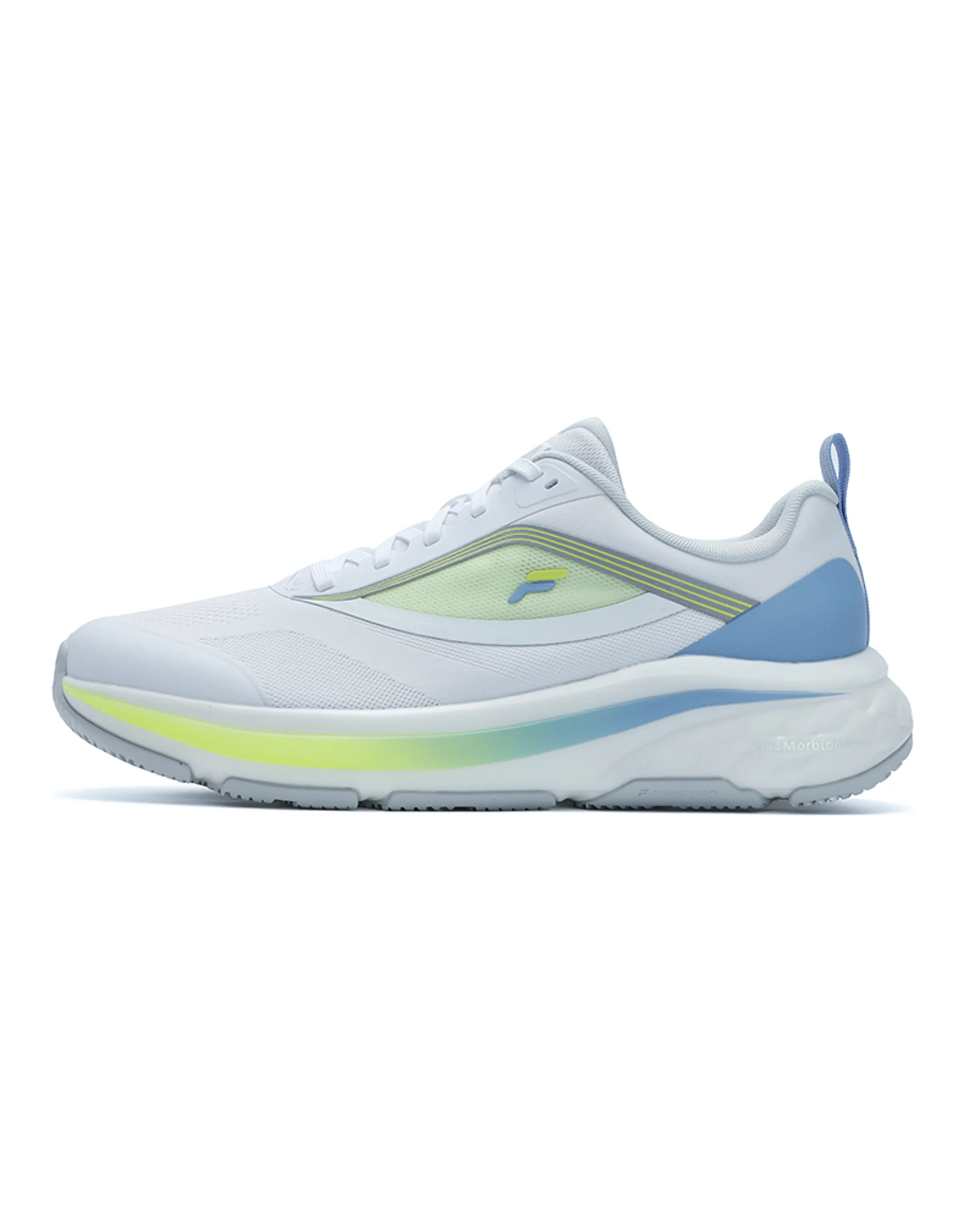 FILA NUVOLE 2 Cushioned Slip-Resistant Low-Top Running Shoes Men's White Blue