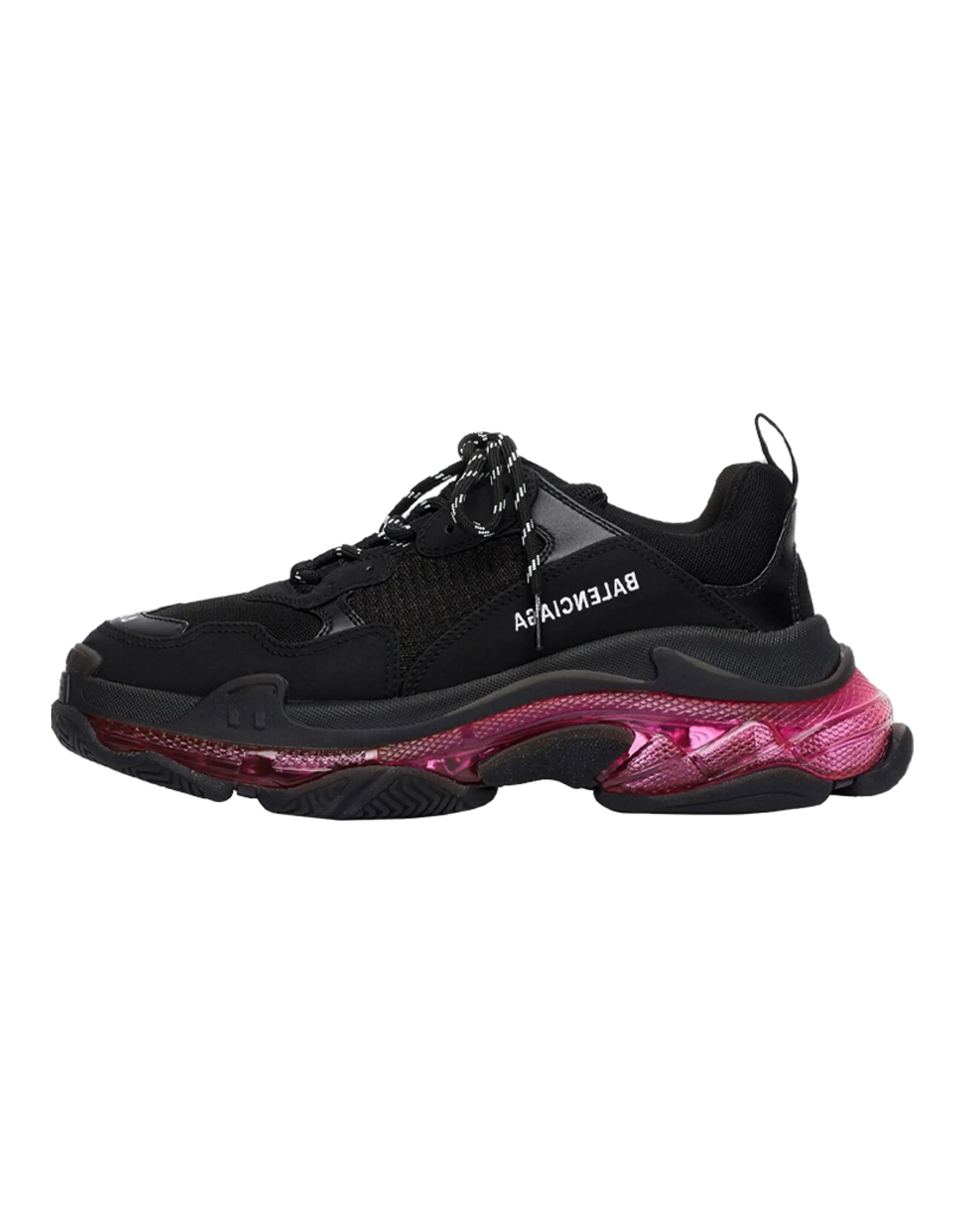 Balenciaga Triple S Clear Sole Neon Pink