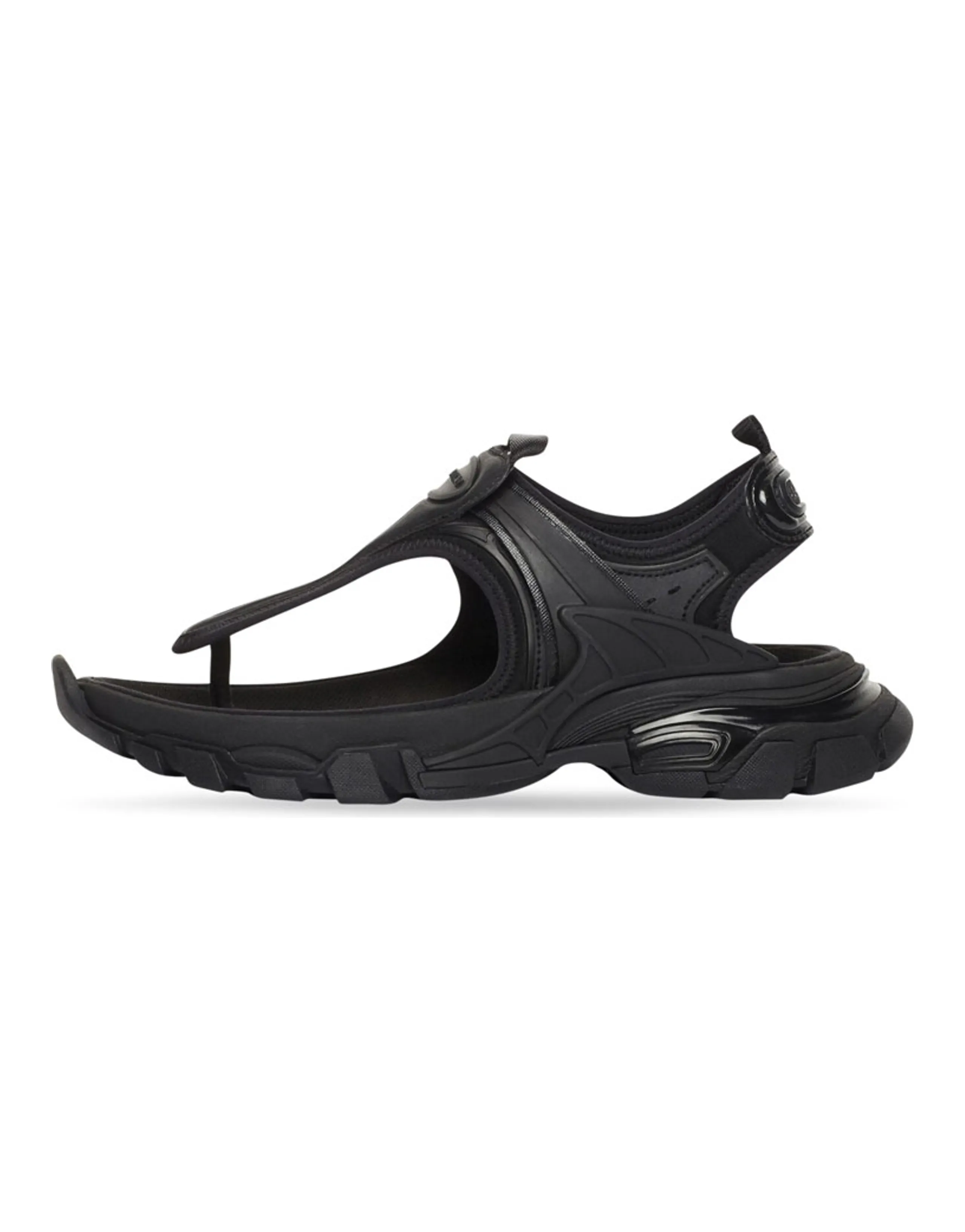 Balenciaga Track Thong Sandal Black Women's