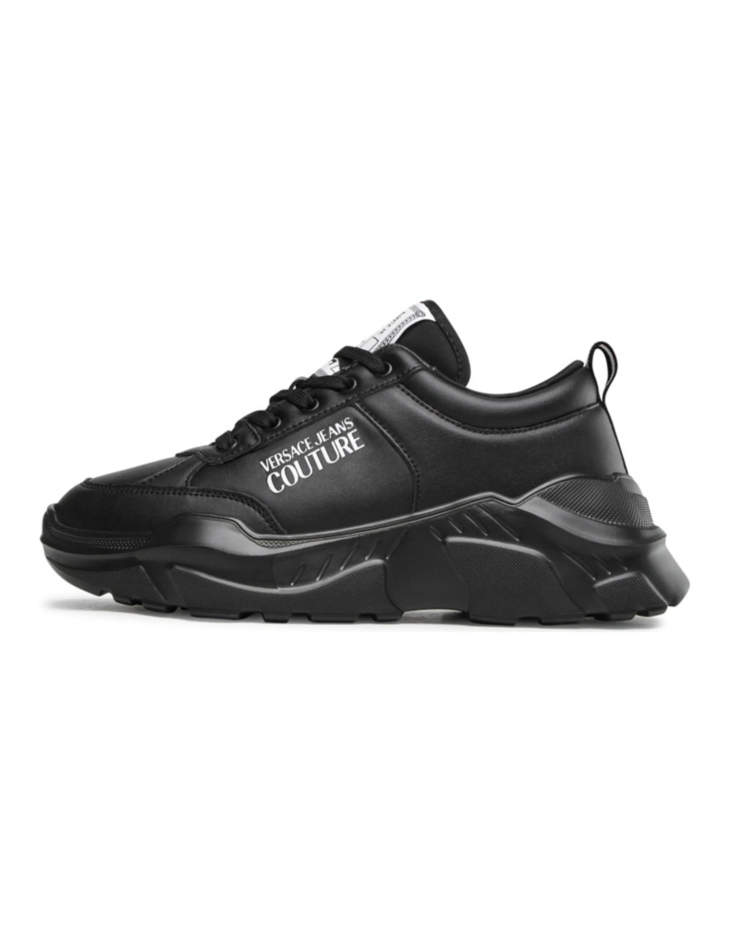 VERSACE JEANS COUTURE Low-Top Casual Shoes Men's Black