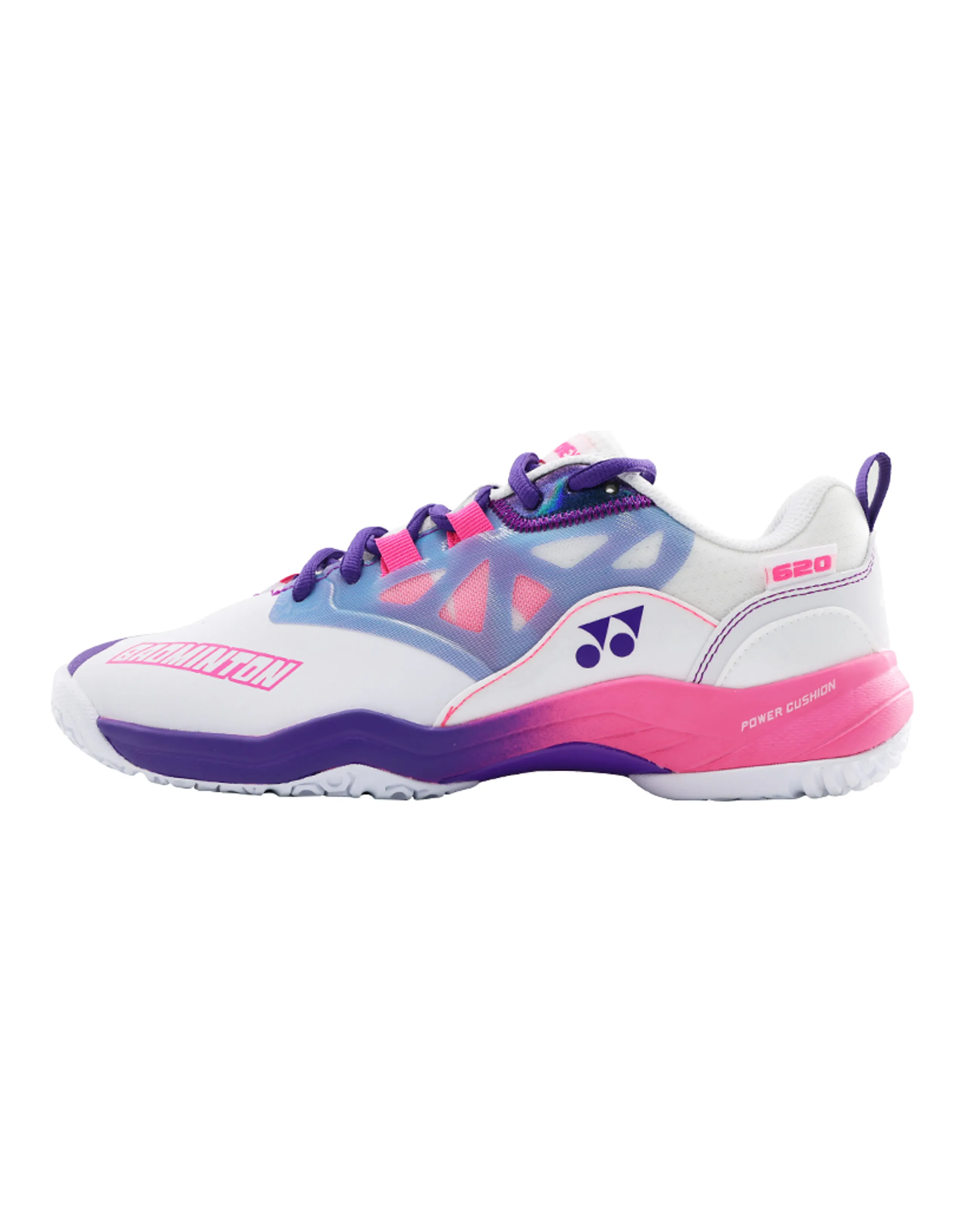 YONEX Power Cushion 620GCR Cushioning Low-Top Badminton Shoes Unisex Pink White Red