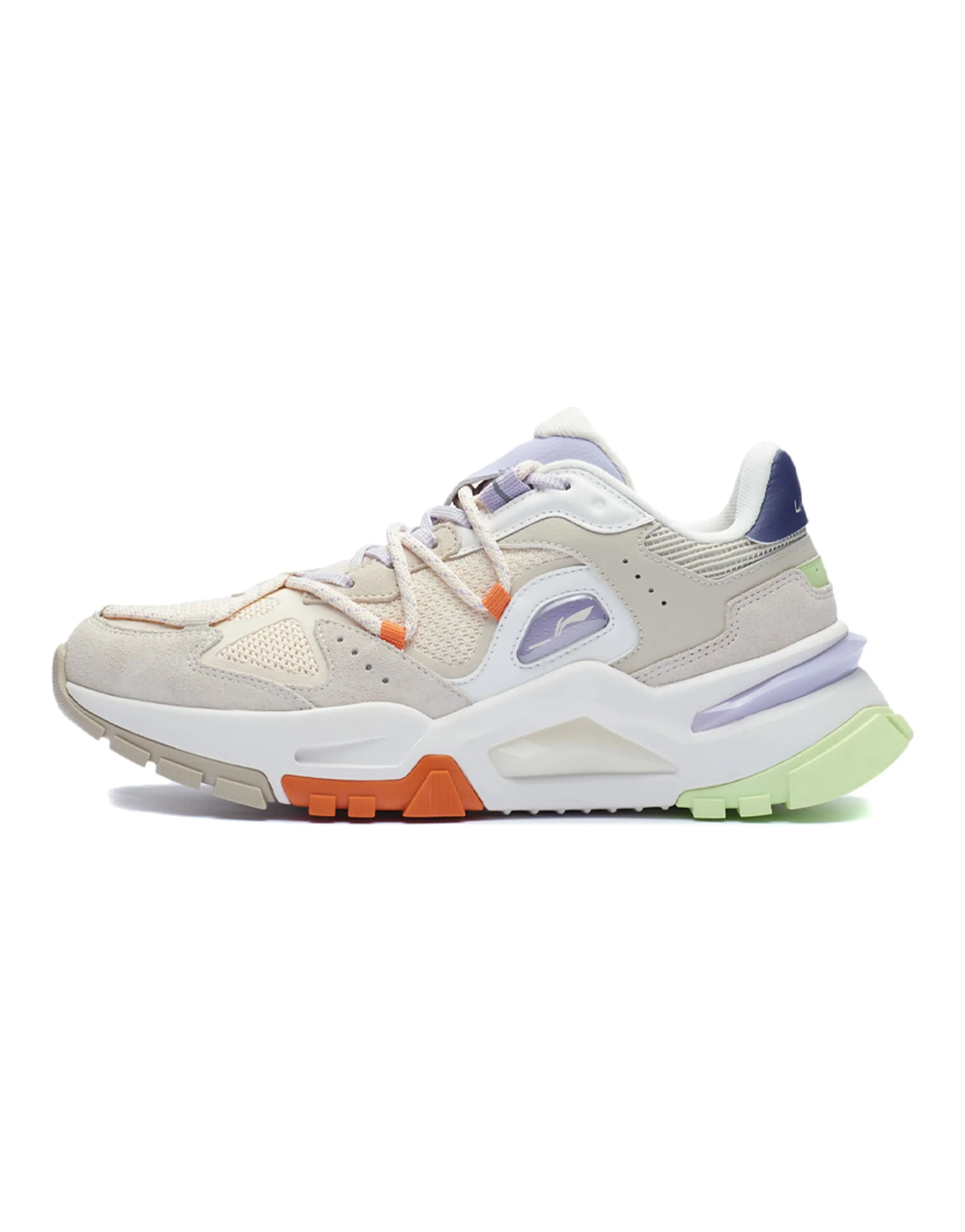 LiNing Reverse Fantasy Low-Top Sports Casual Shoes Women's White Gray