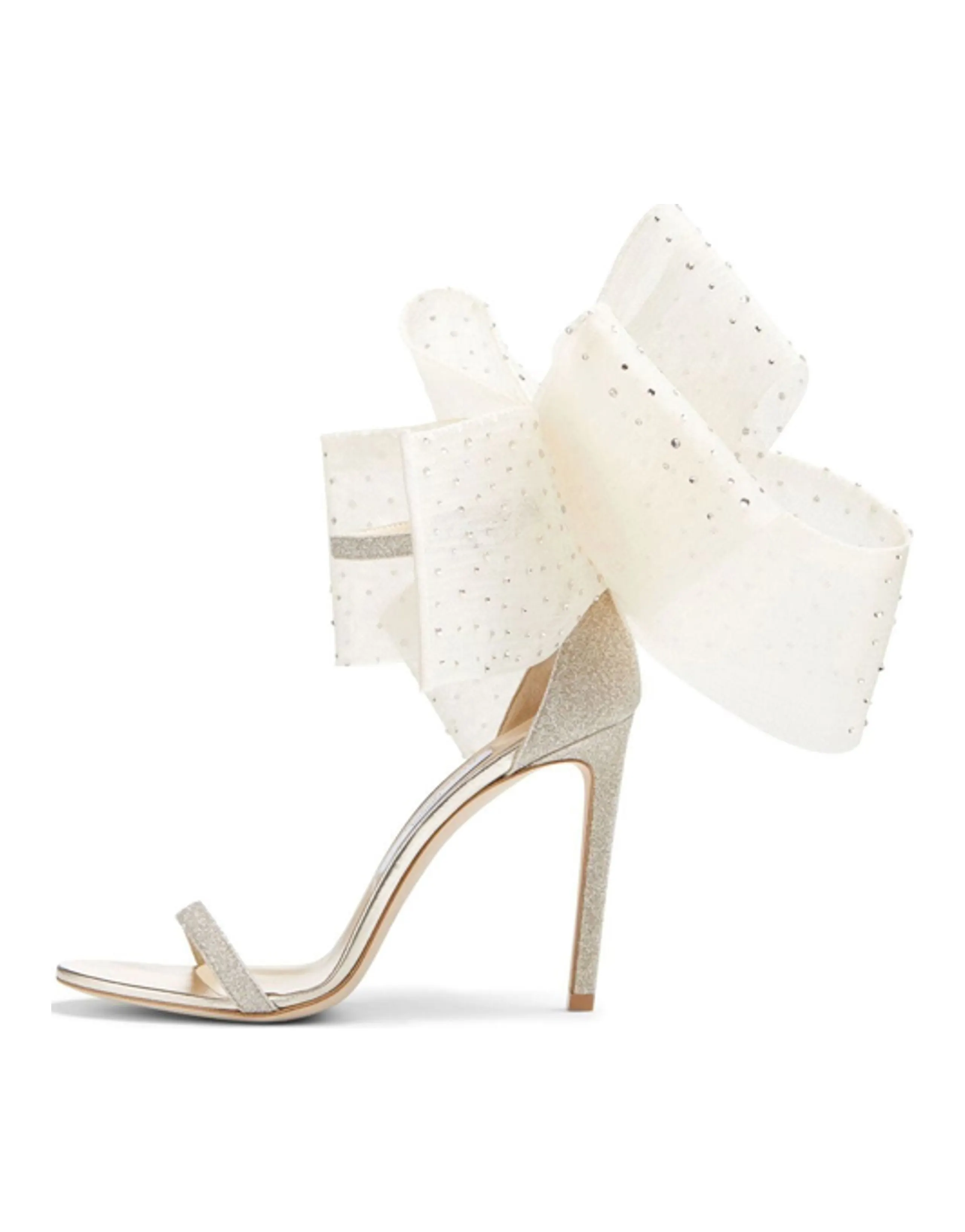 Jimmy Choo Aveline 100mm Bow-embellished Sandals