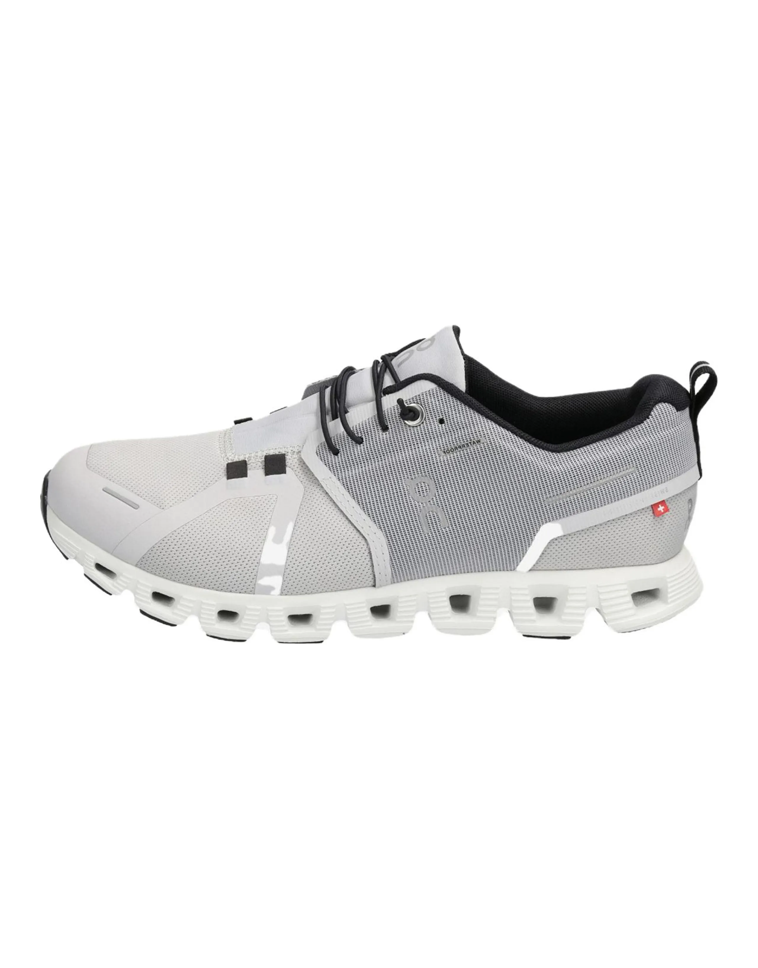 On Running Cloud 5 Waterproof Glacier Grey White