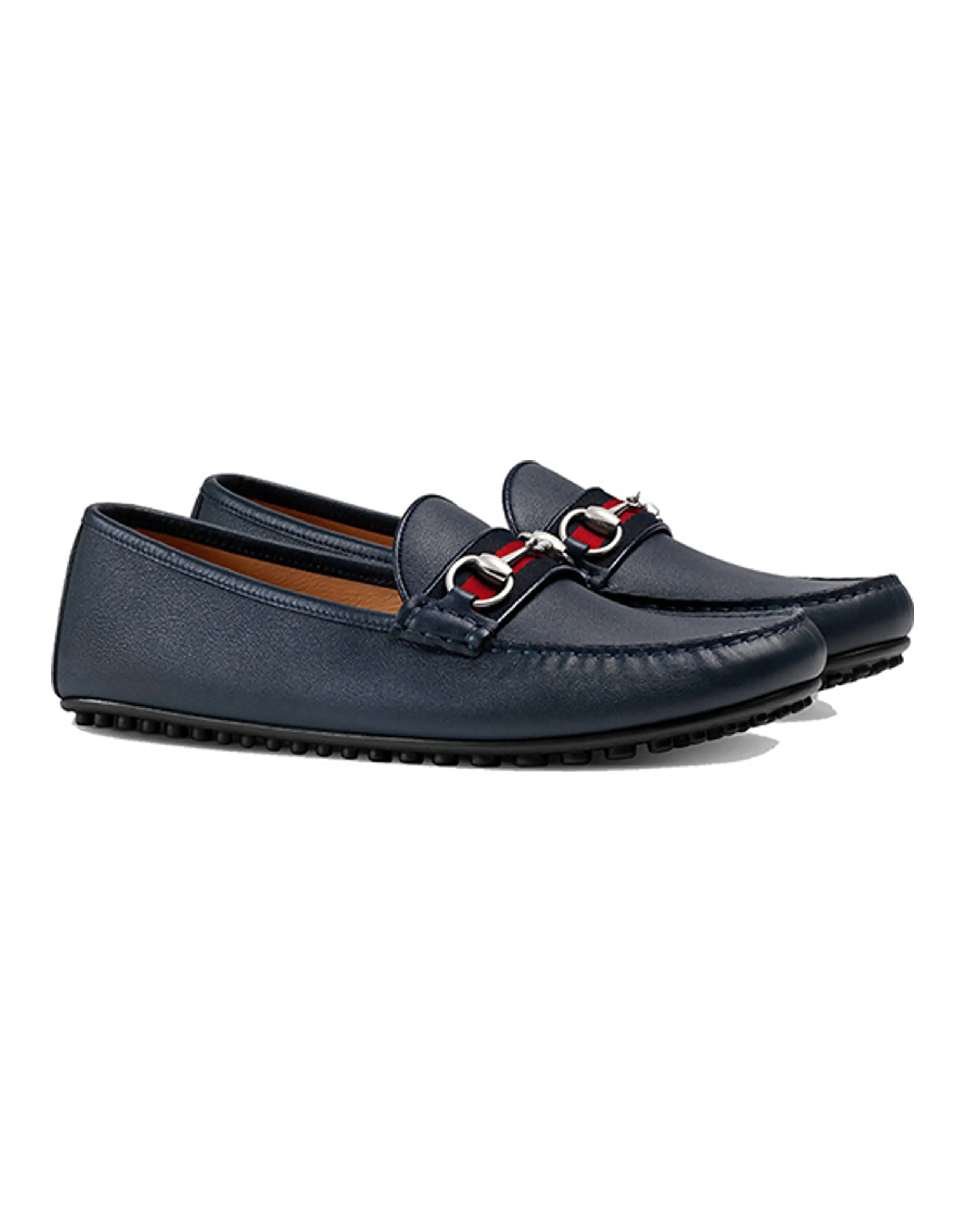 GUCCI Loafer 'Web Leather' Men's
