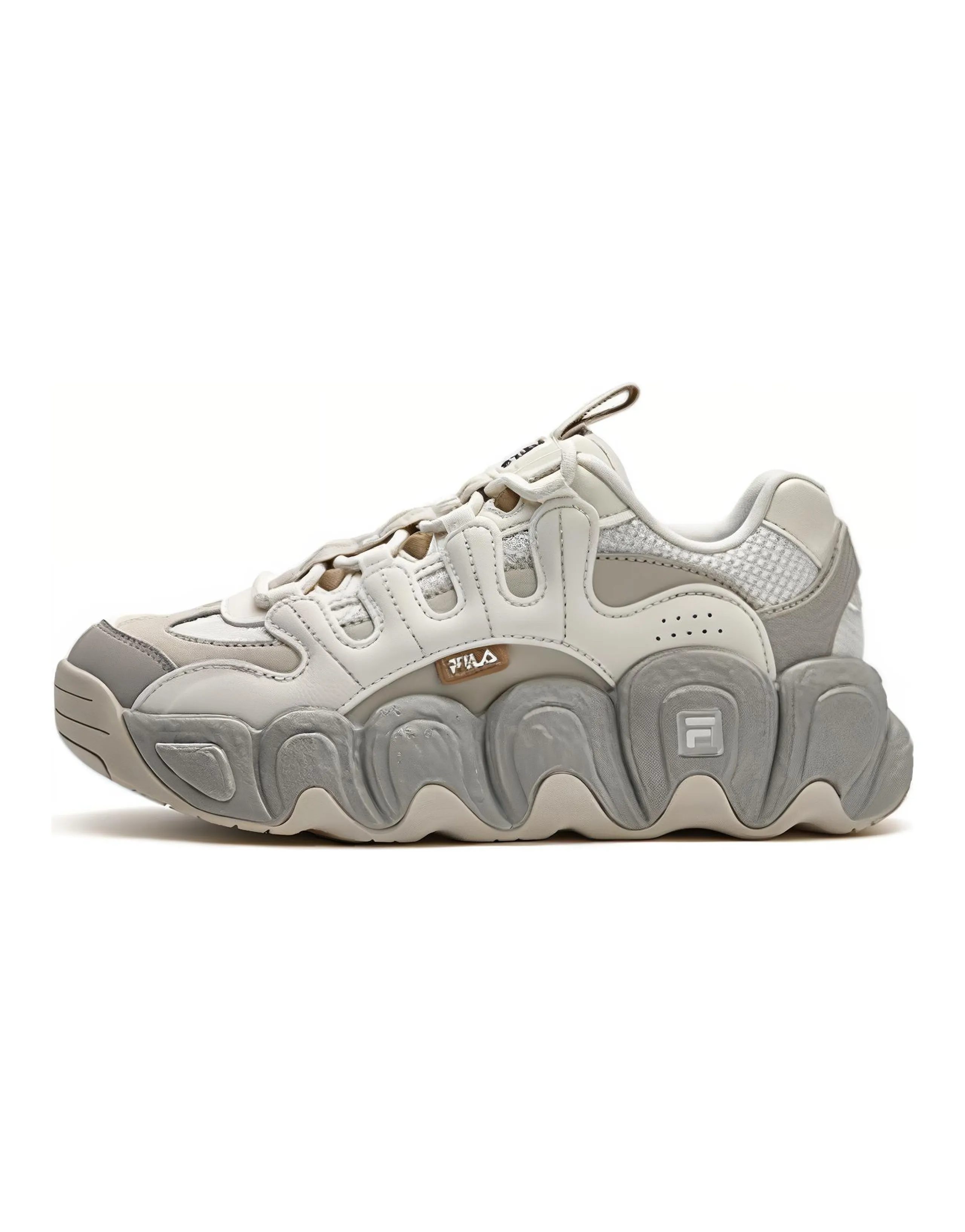 FILA Croissant Chunky Sneakers Women's Low-Top Gray