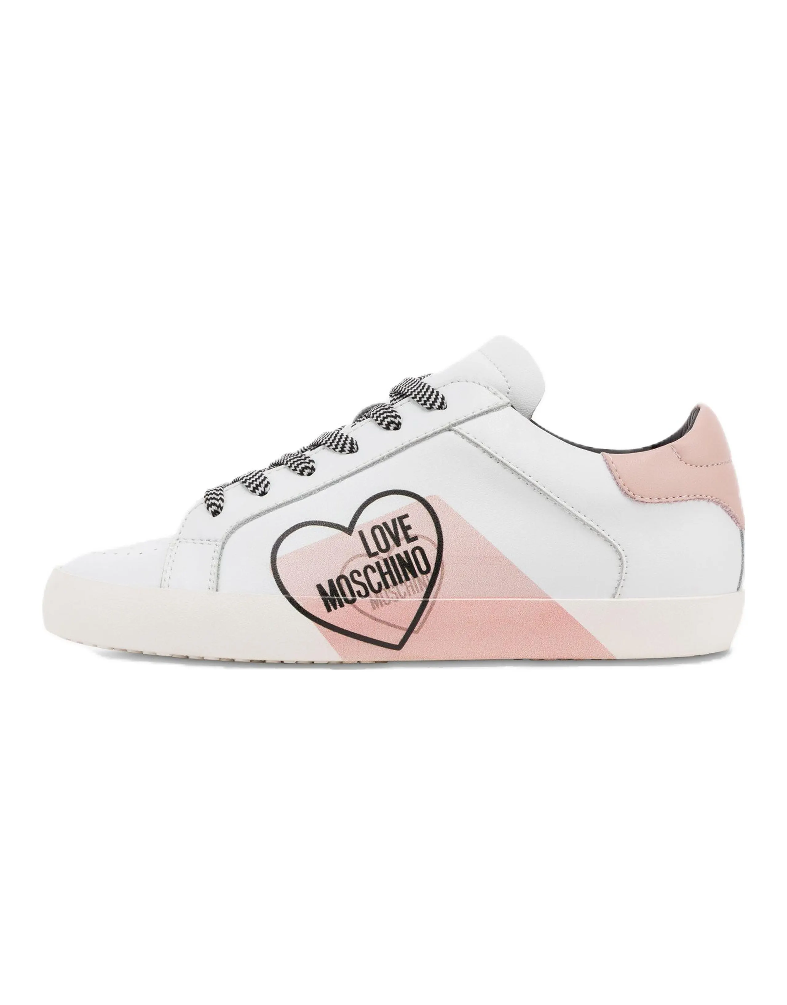 LOVE MOSCHINO Low-Top Skateboard Shoes Women's White