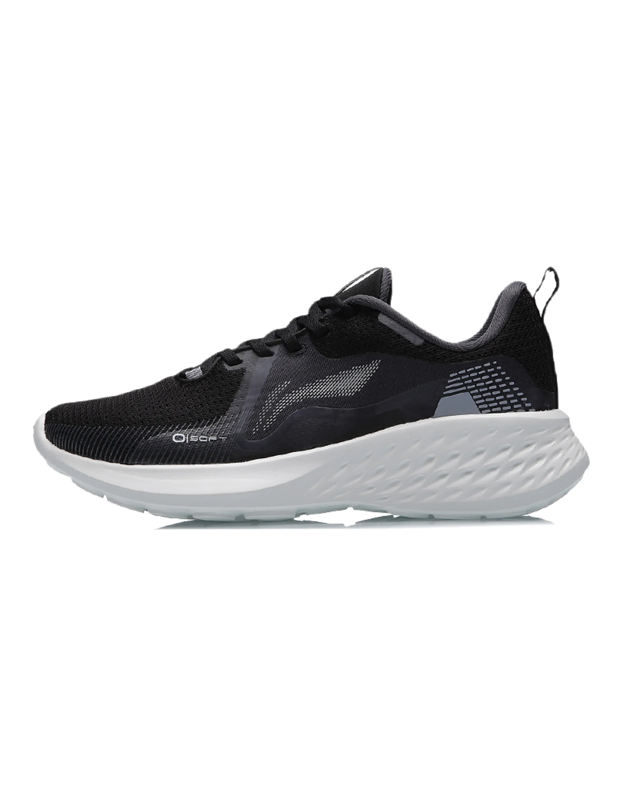 LiNing SOFT ELEMENT Cushioned Anti-Slip Wear-Resistant Breathable Lightweight Low-Top Sports Casual Shoes Women's Black