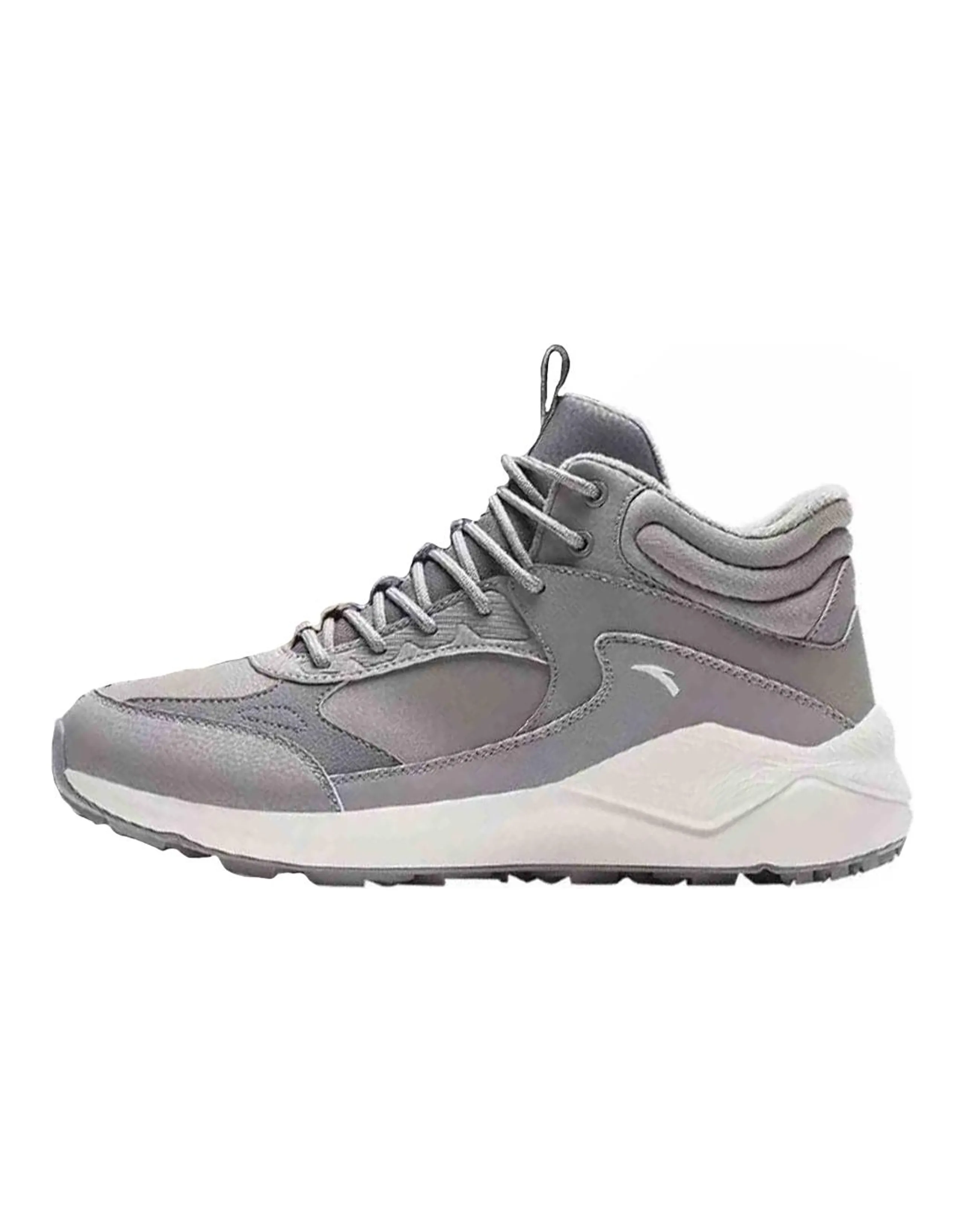 Anta Life Collection Waterproof And Warm High-Top Casual Shoes Men's Dove Gray