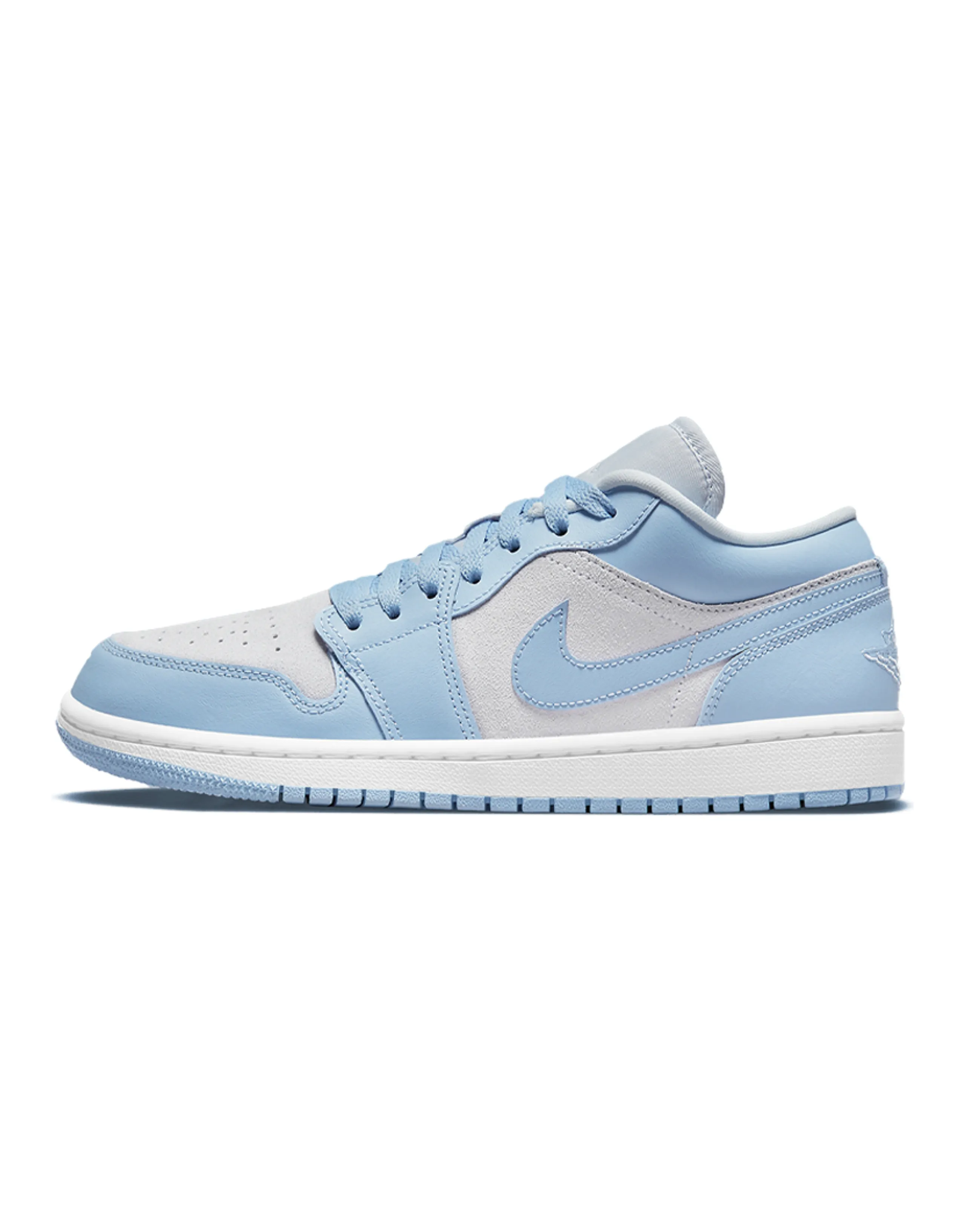 Jordan 1 Low Football Grey Aluminum Women's