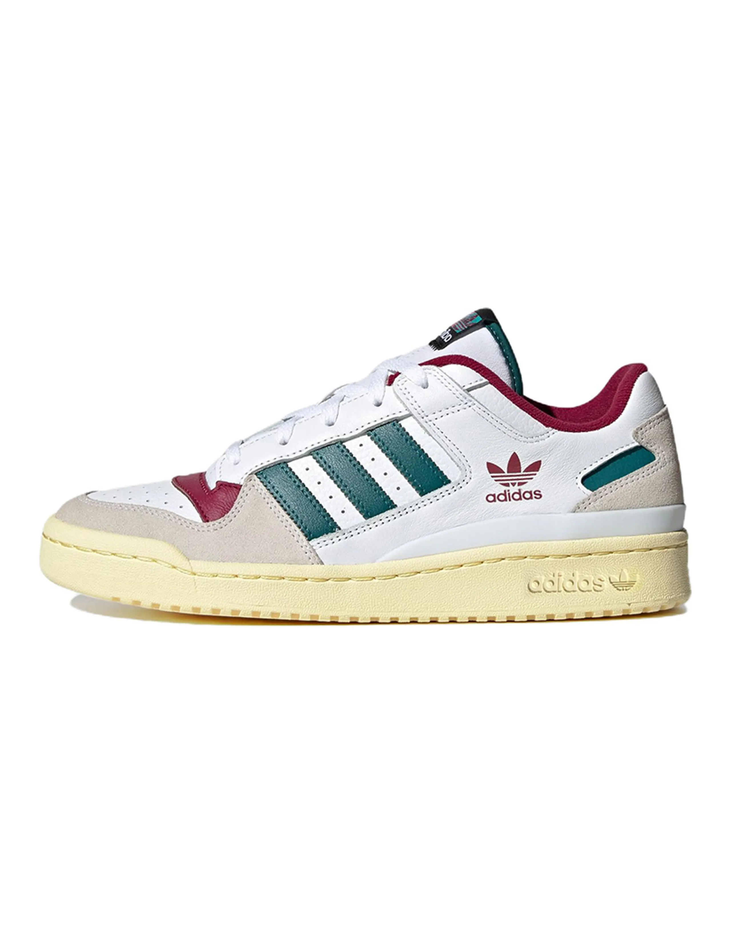 Adidas Originals Forum Low White Teal Burgundy
