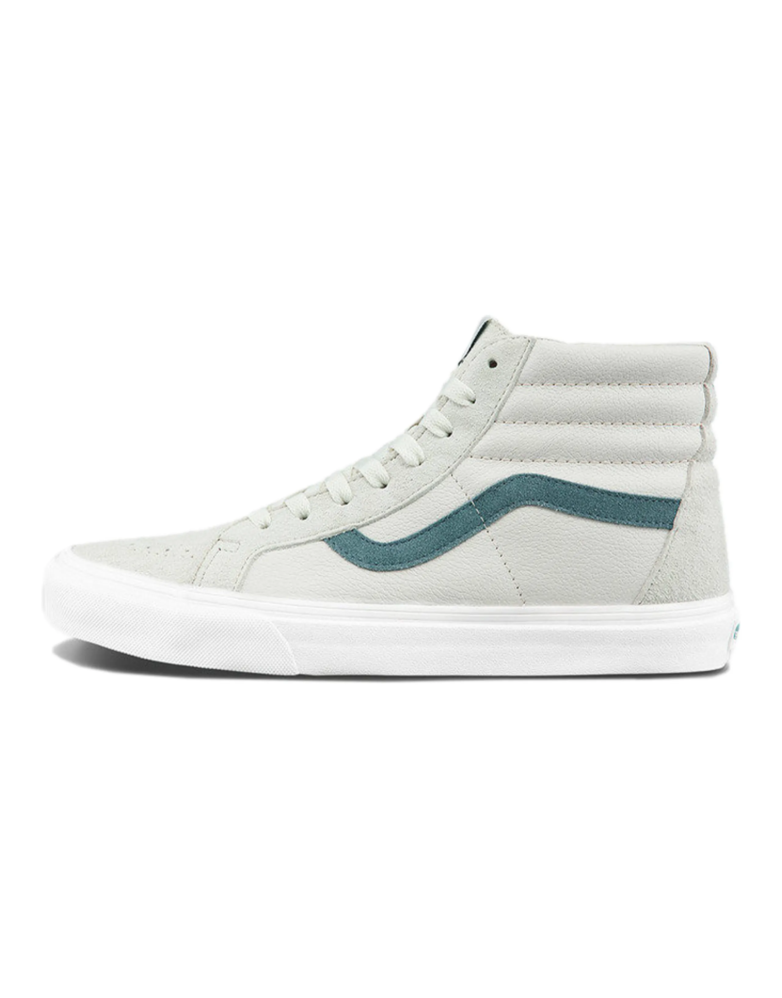 Vans SK8 HI High Top Retro Skate Shoes Unisex Light Grey Light Gray
