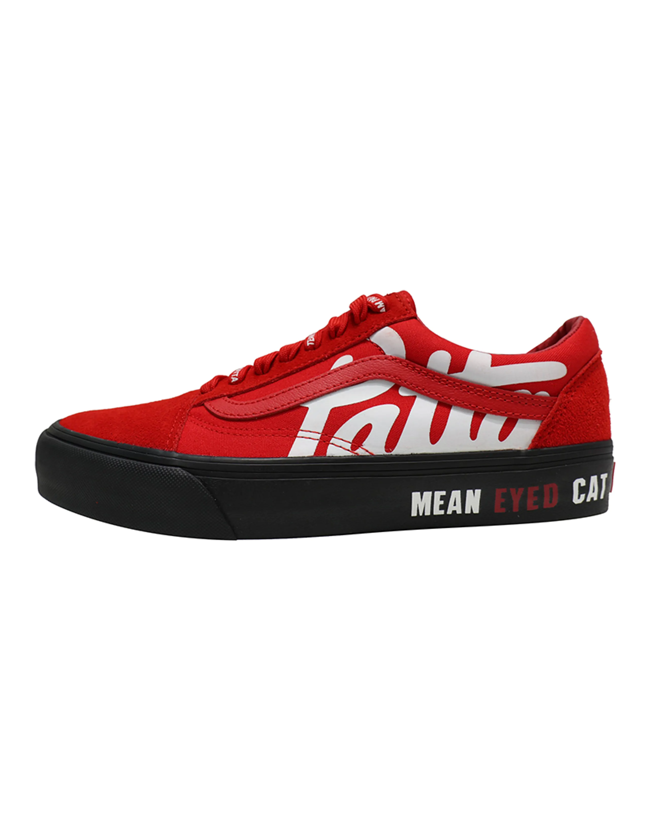 Vans Patta X Vans Old Skool Vlt Lx 'Mean Eyed Cat   High Risk Red'