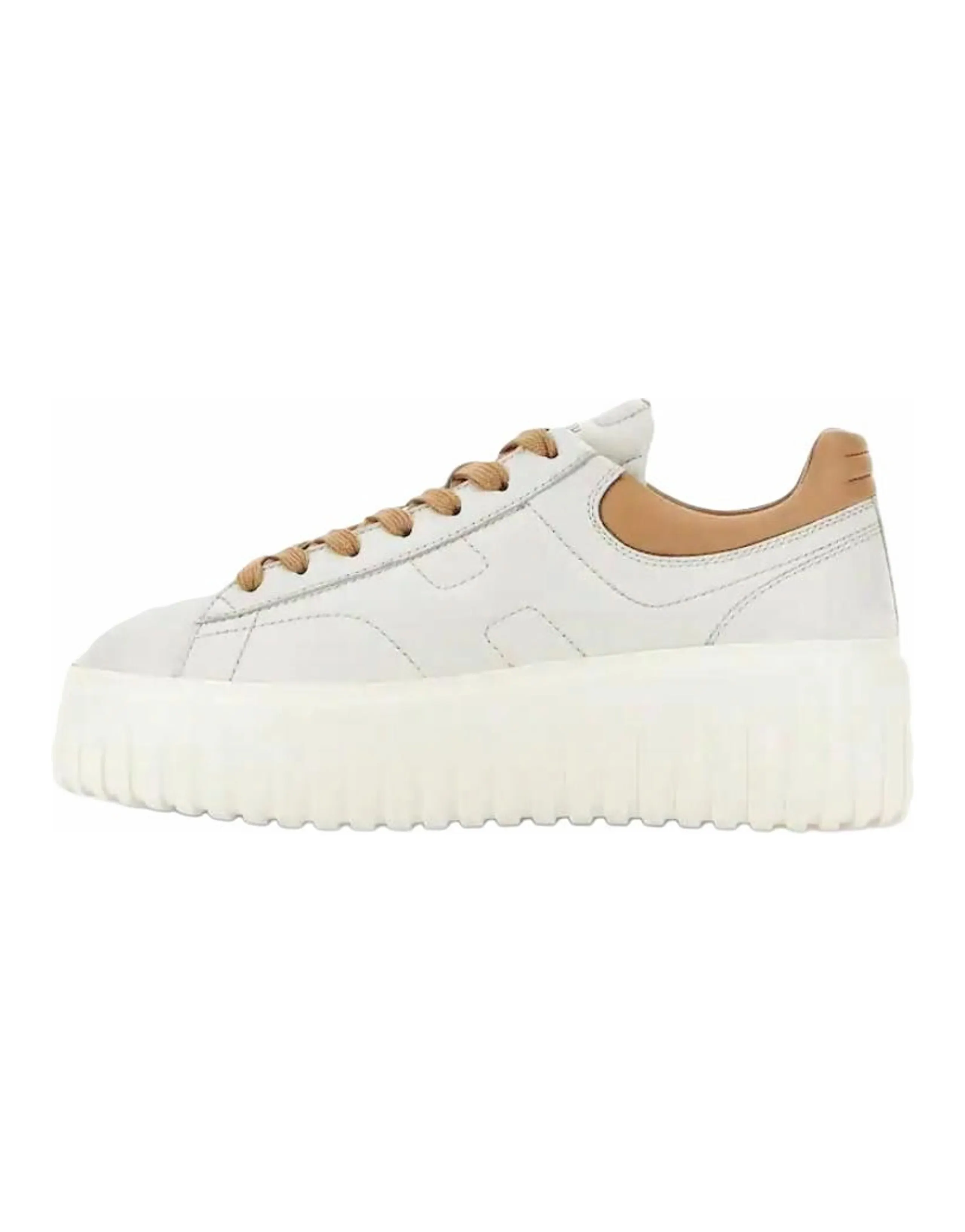 HOGAN H Stripes Low Top Round Toe Sneakers Women's