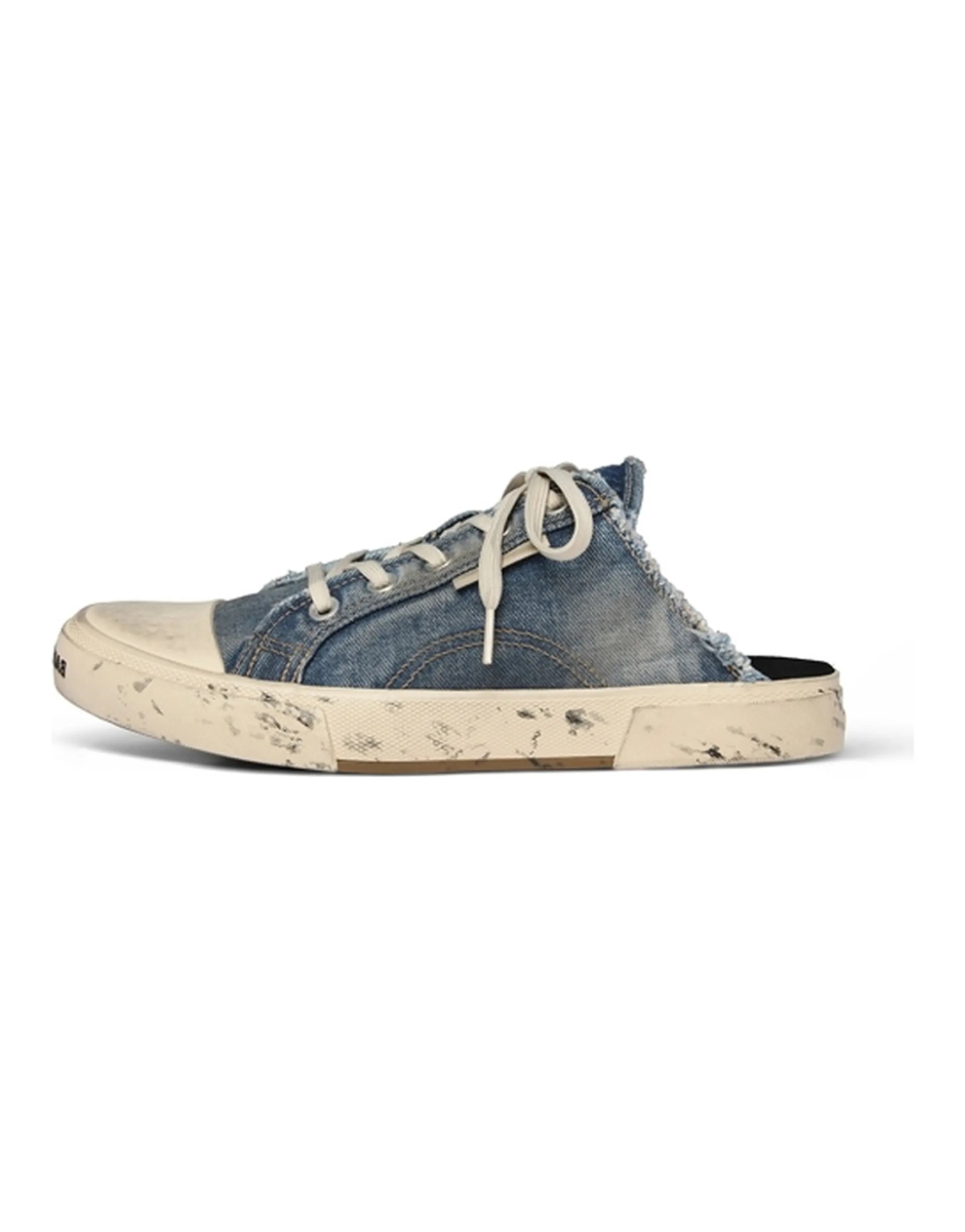 Balenciaga Paris Mule In 'Blue'