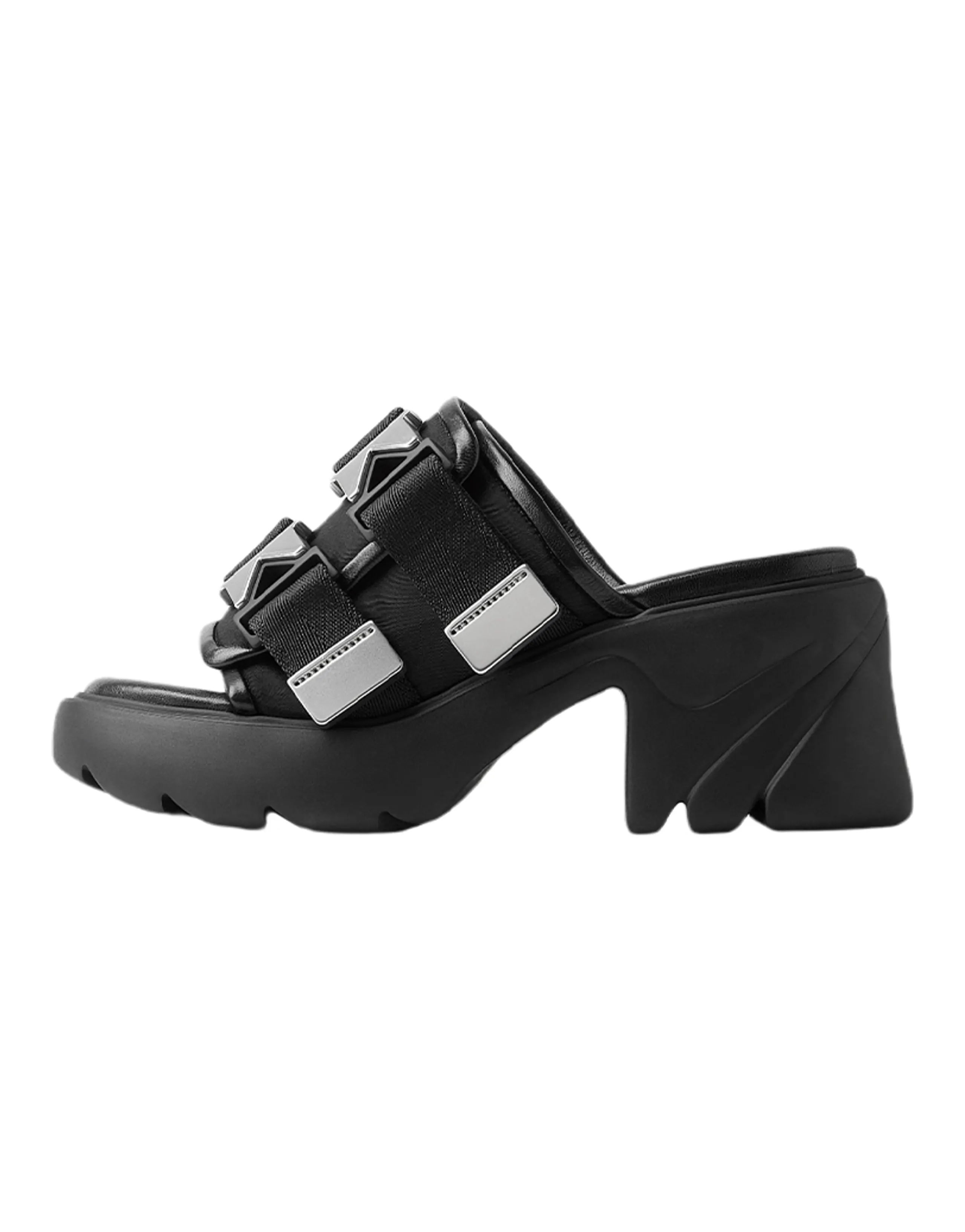 Bottega Veneta Flash Slip-On Open Toe Fashion Sandals Women's Black