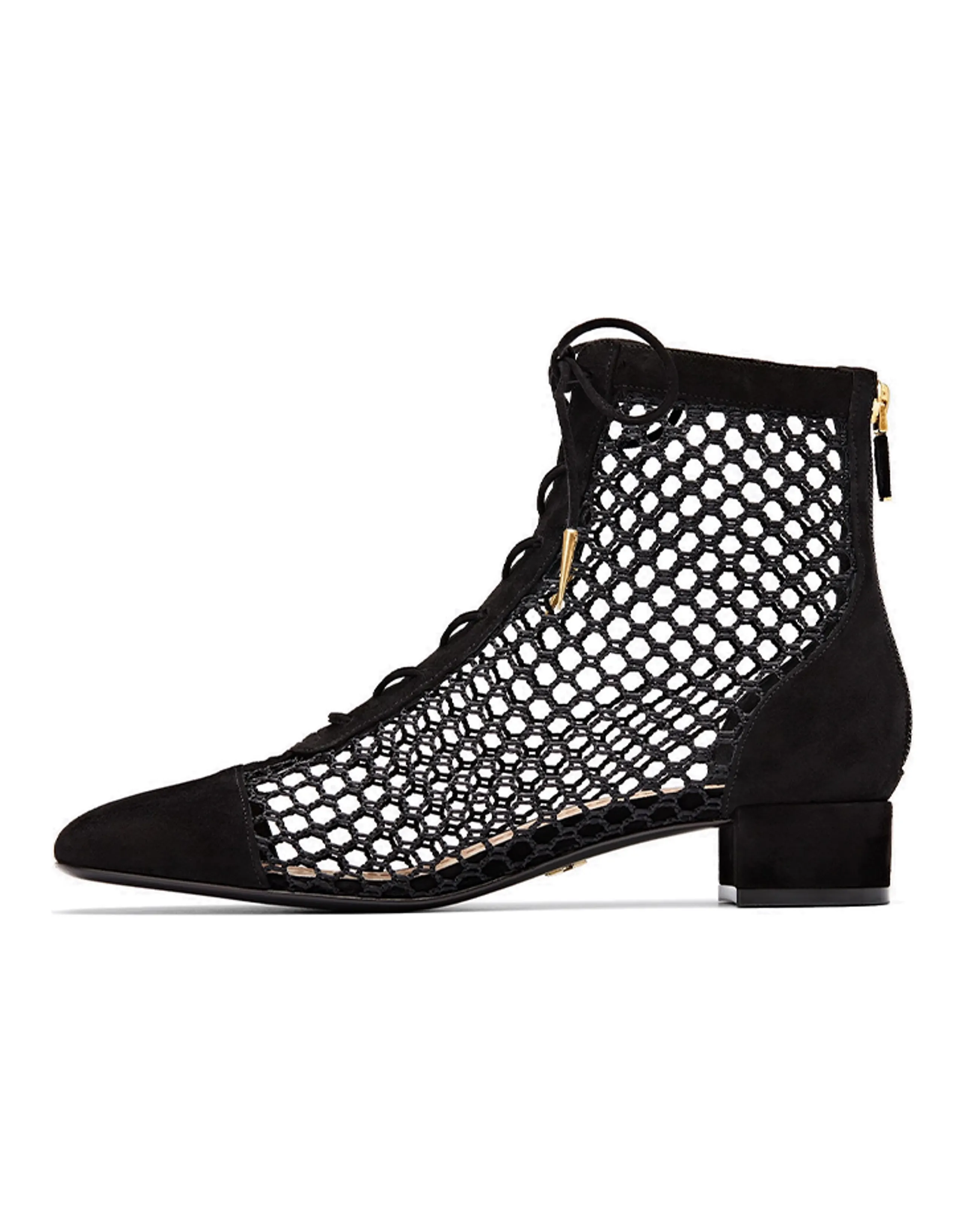 DIOR Naughtily-D Ankle Boots Women's Mid-Top Black