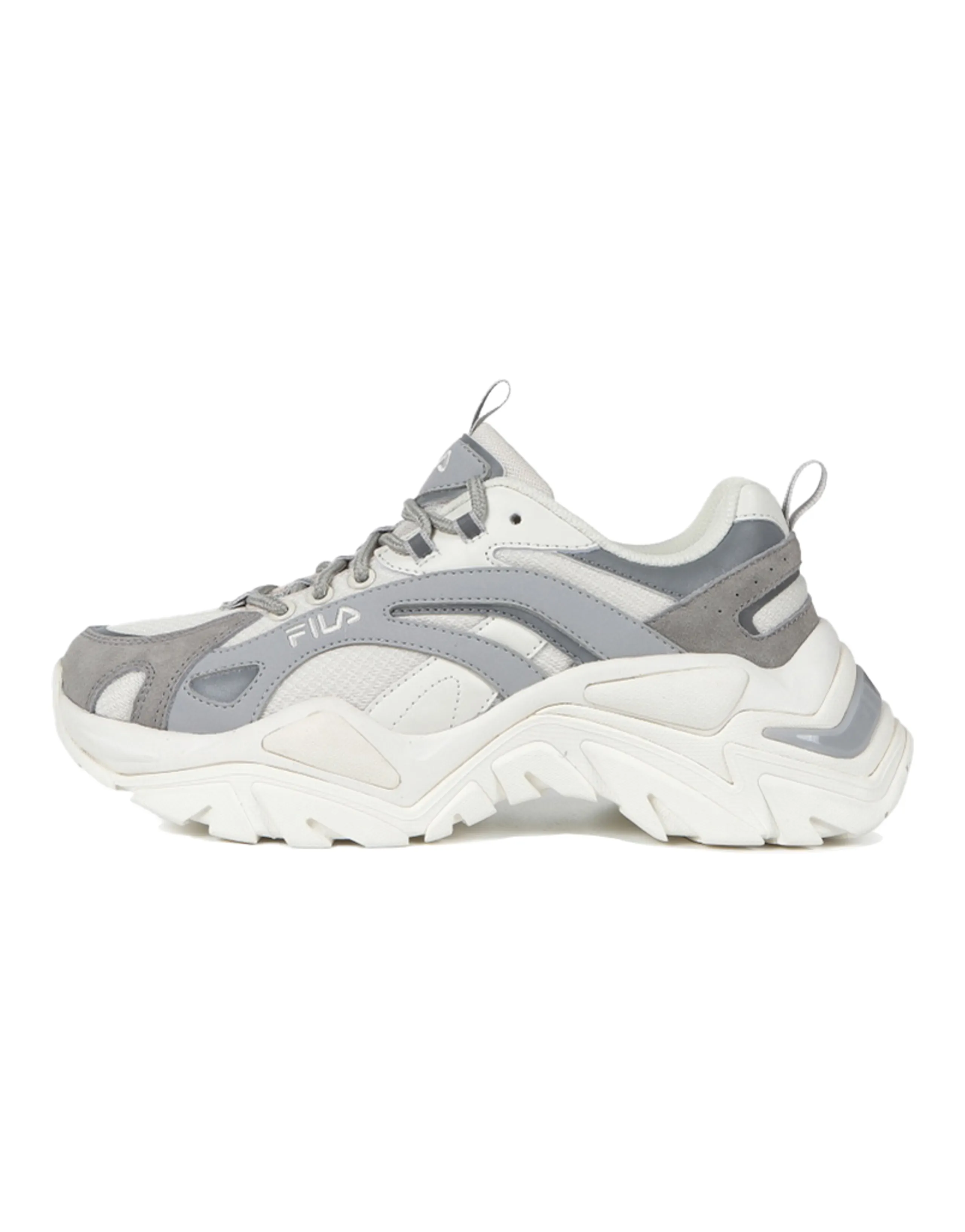 FILA File Low Top Running Shoes White/Grey