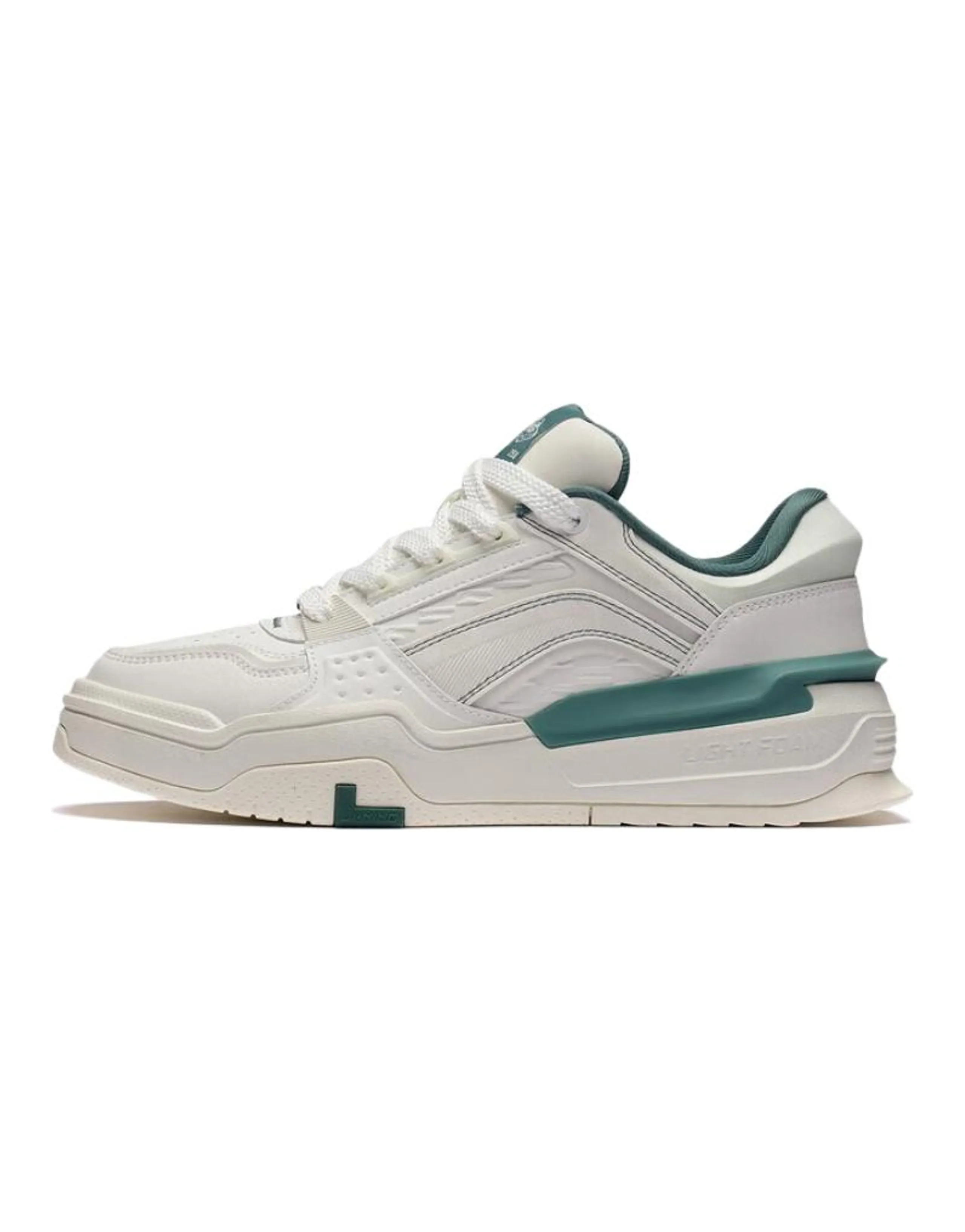 LiNing Samchen Participate In The Stars Anti-Slip Wear-Resistant Low-Top Sports Casual Shoes Mist White