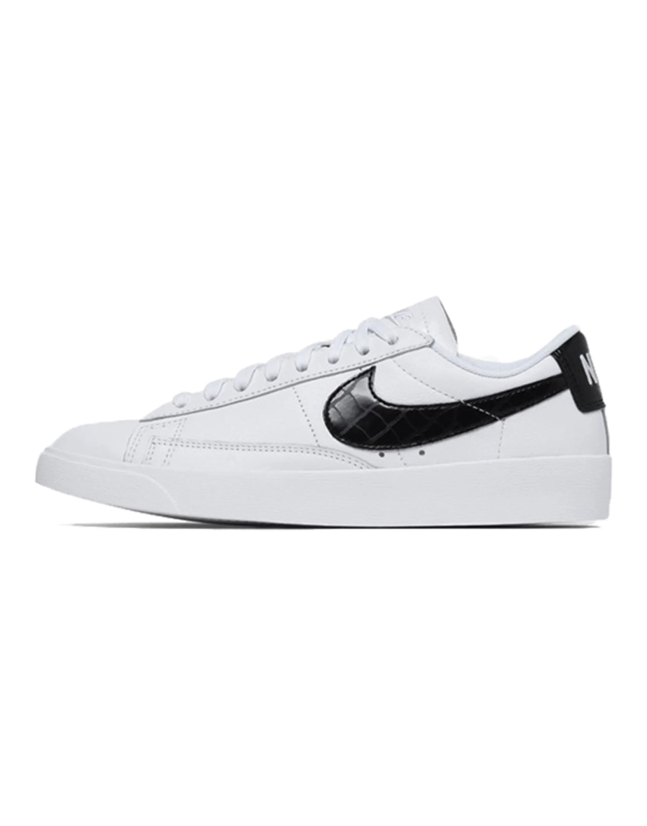 Nike Blazer Low White Black Croc Women's