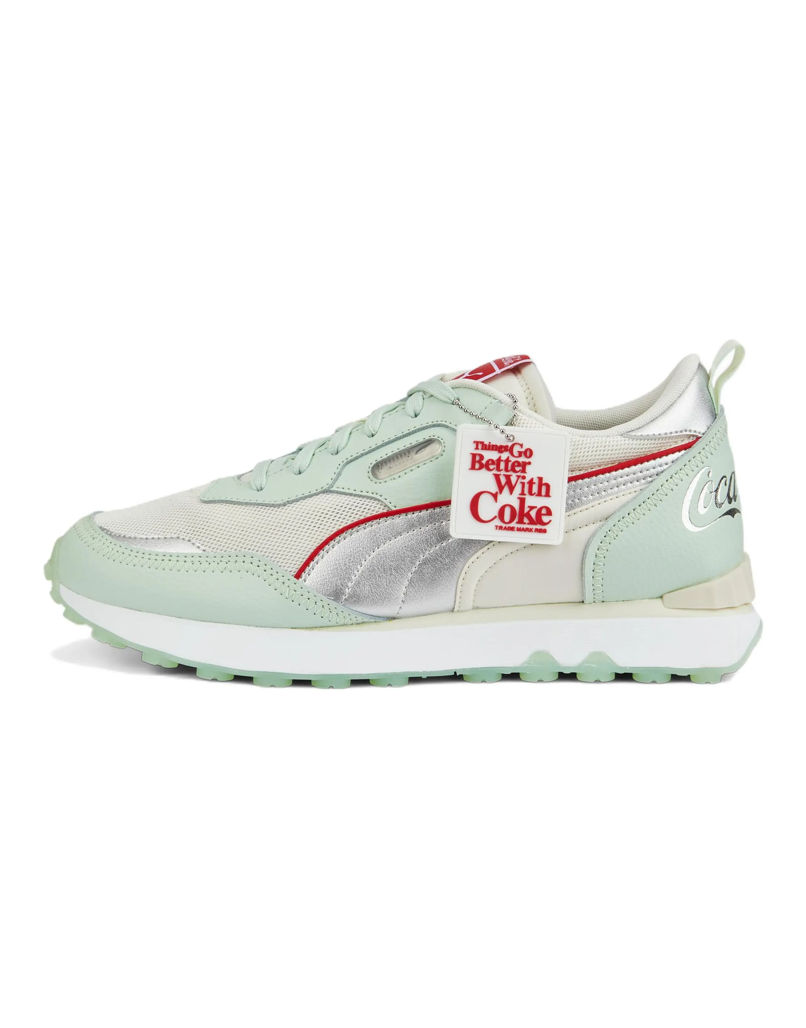 PUMA X Coca Cola Rider Fv Le 'Gossamer Green Silver'