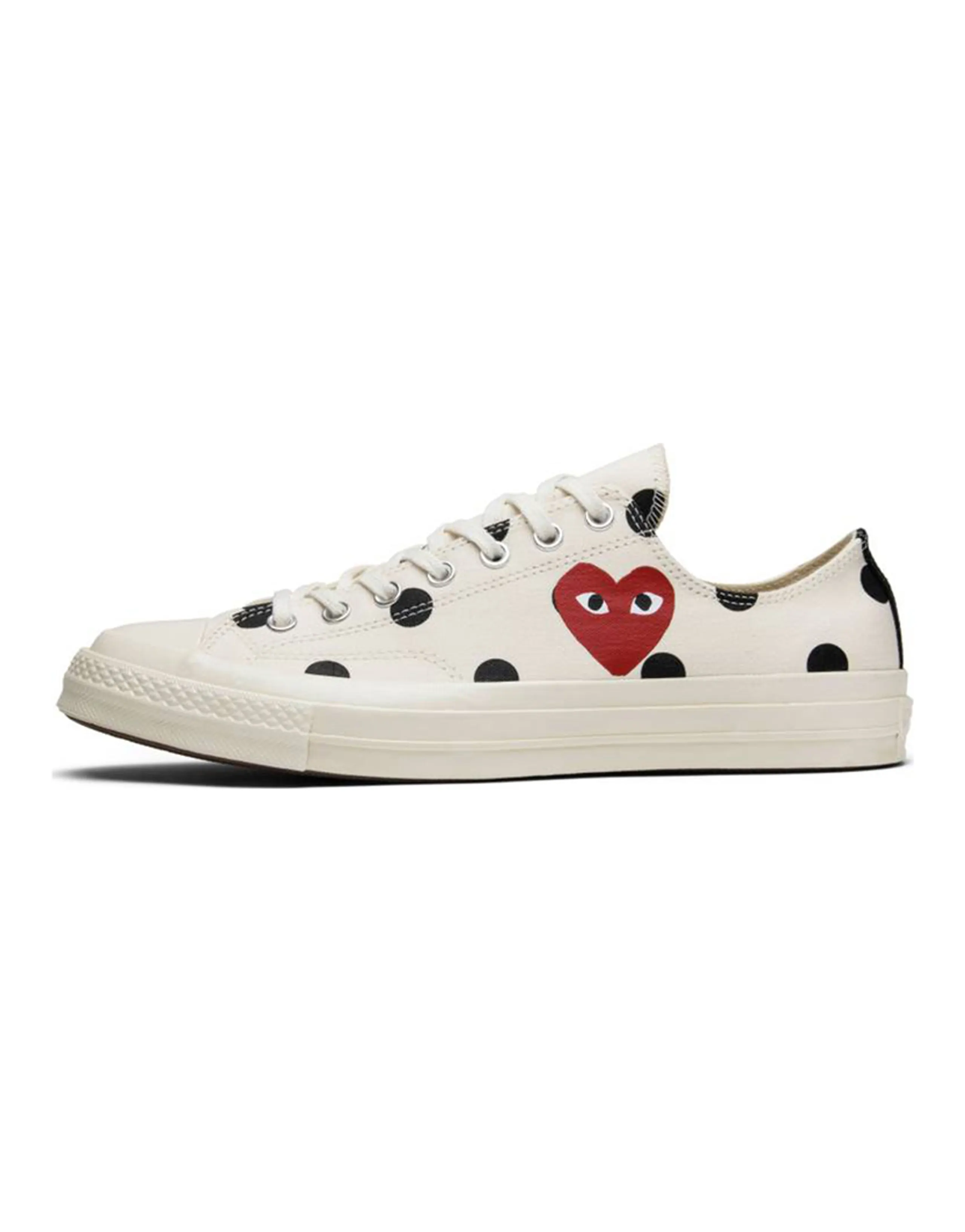 Converse Chuck Taylor All Star 70 Ox Comme Des Garcons Play Polka Dot White