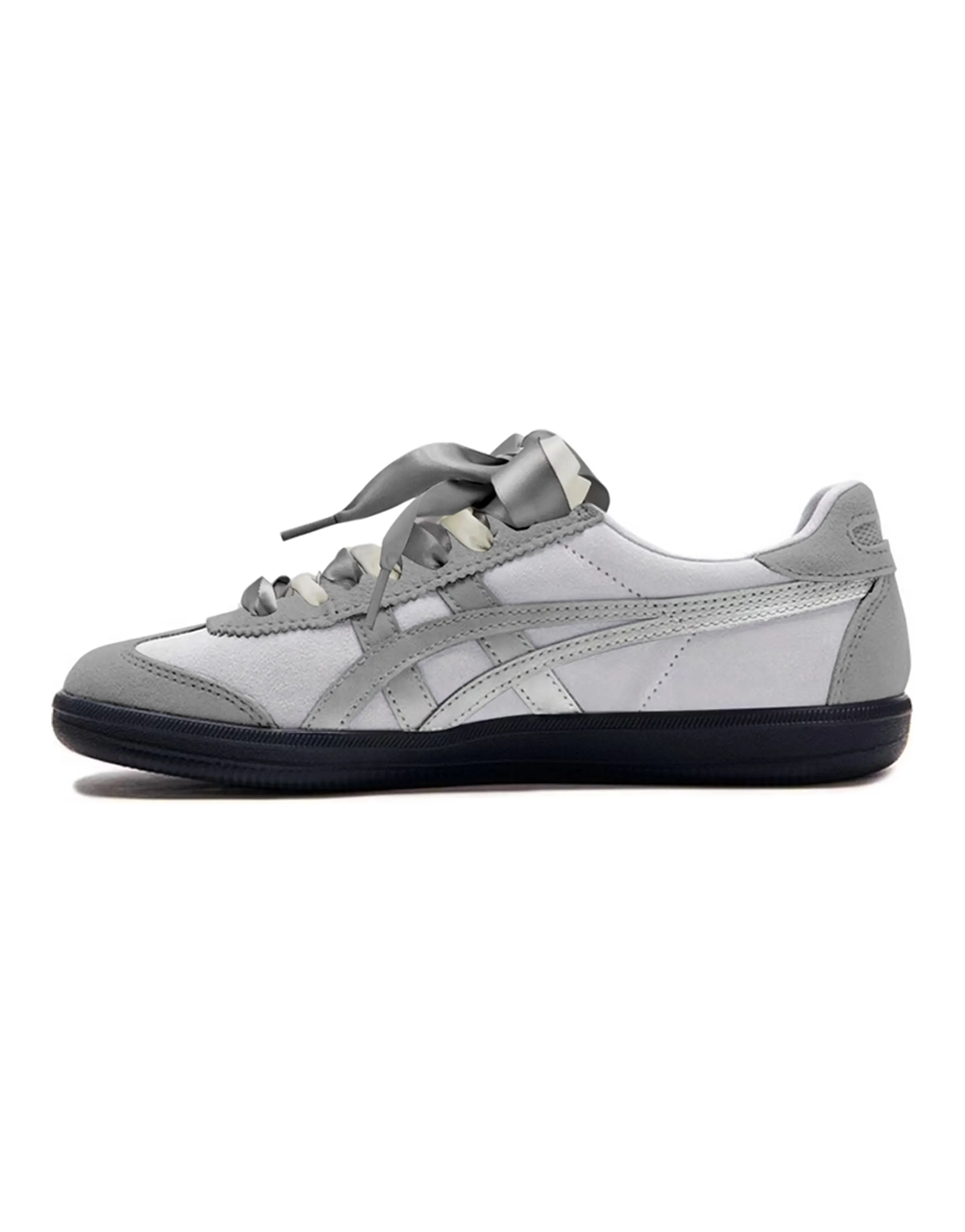 Onitsuka Tiger Tokuten Low-Top Skateboard Shoes Unisex Silver Gray