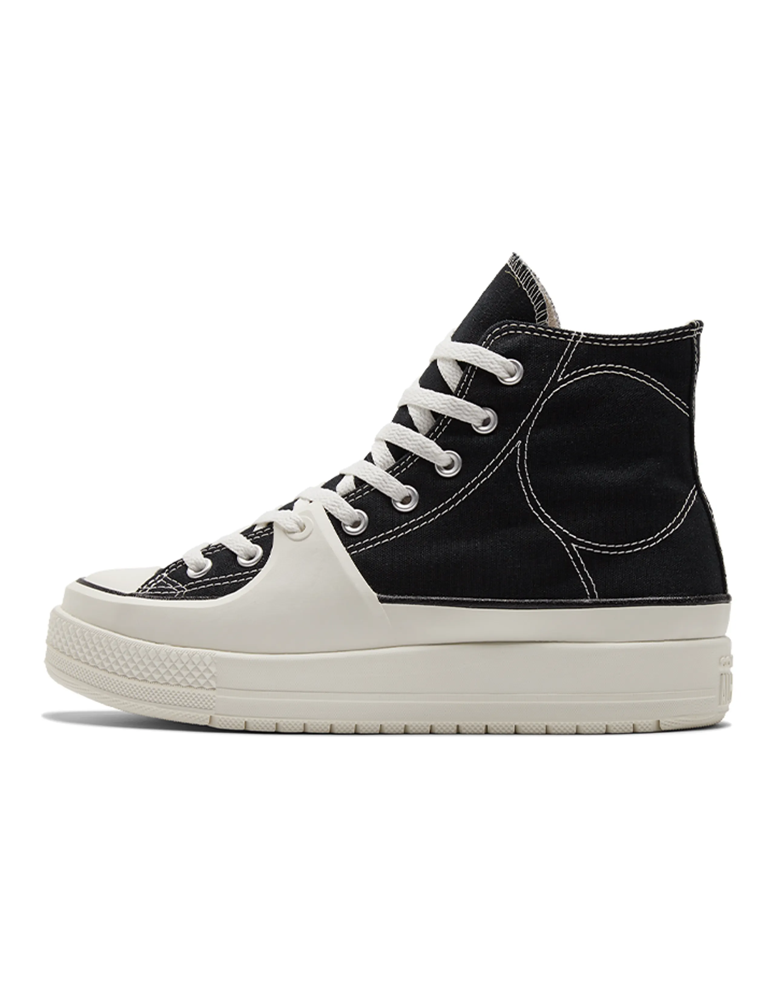 Converse Chuck Taylor All Star Construct Hi Black Vintage White
