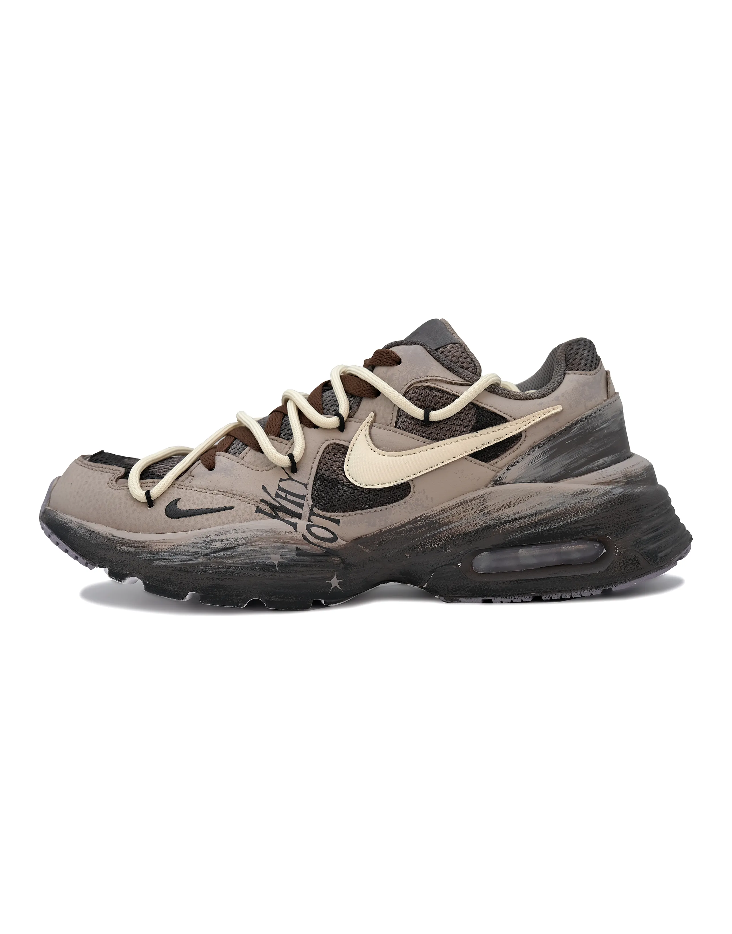 Nike Air Max Fusion Running Shoes Women's Low-Top Brown