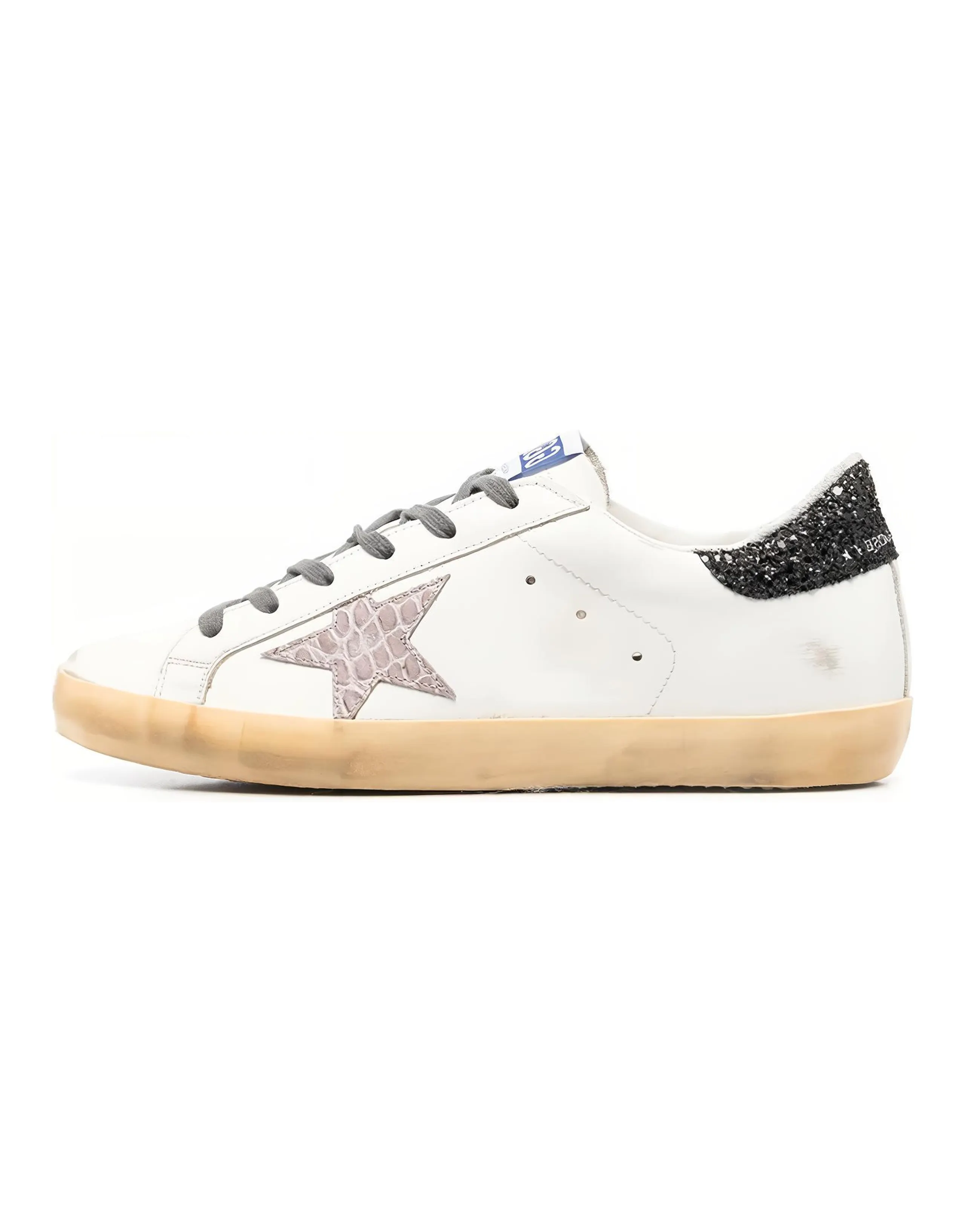 Golden Goose Superstar White Light Pink Black Women's