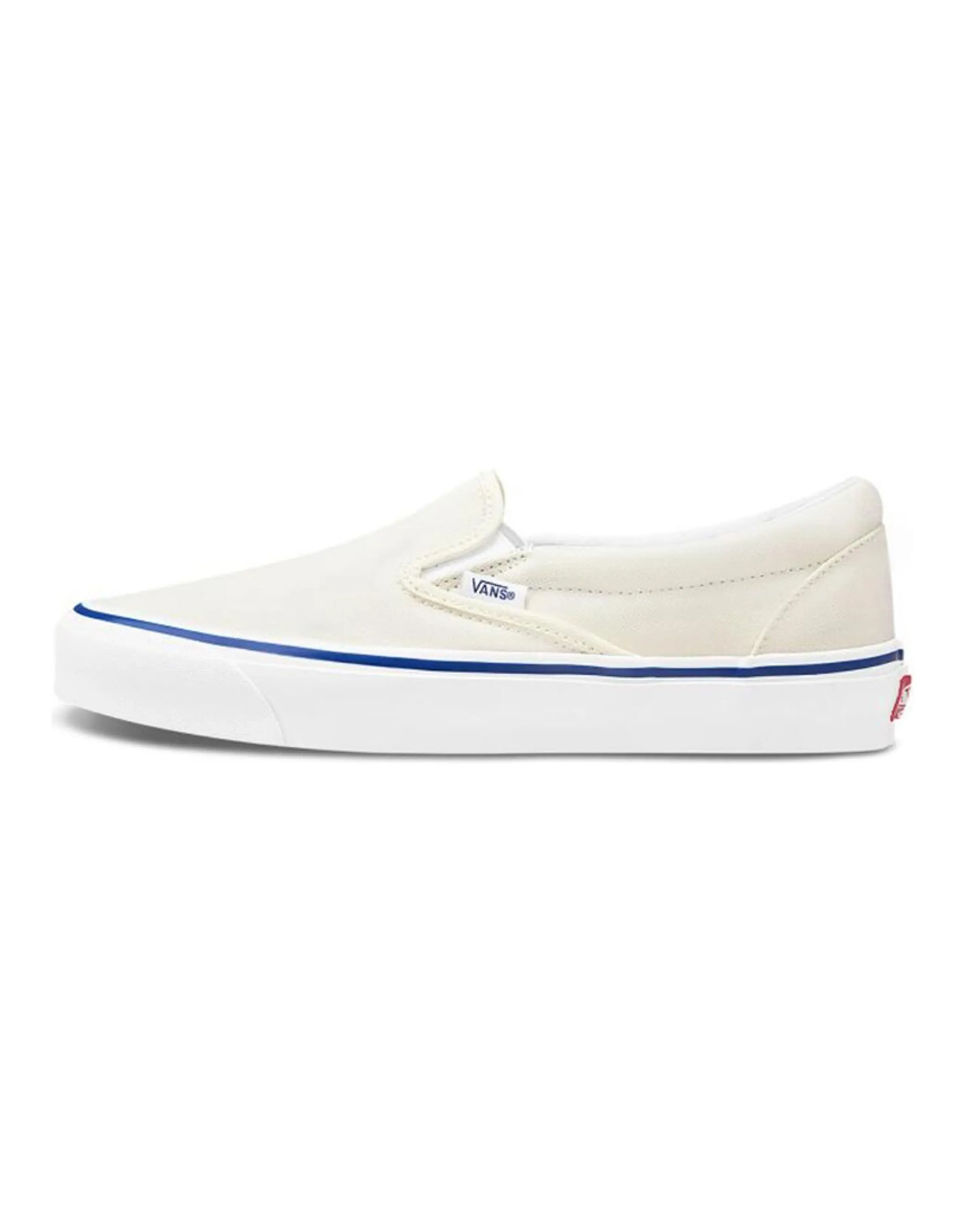 Vans Vault Og Classic Slip On Lx Canvas Classic White Blue