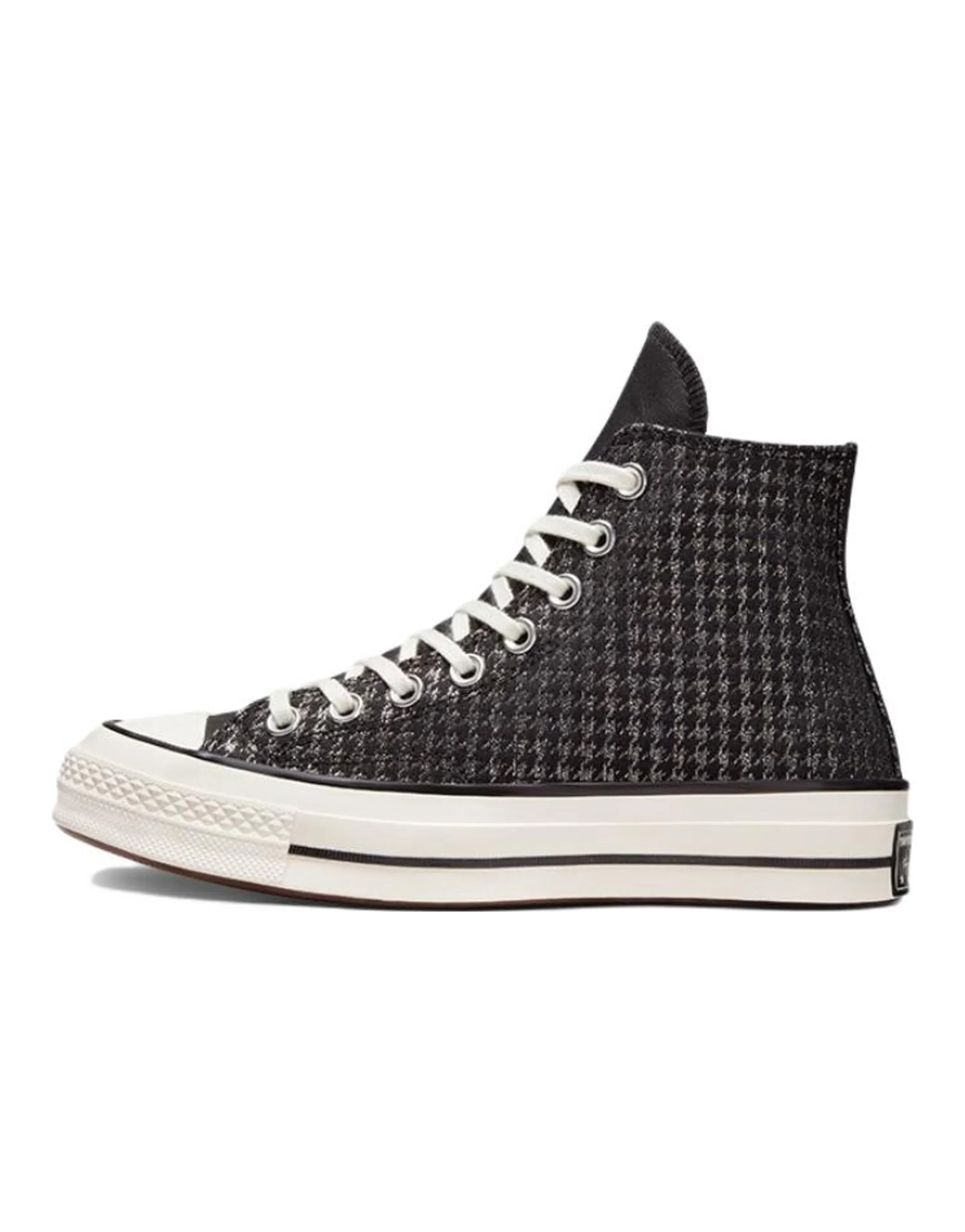 Converse Women's Chuck 70 High 'Houndstooth Shine   Black' Women's
